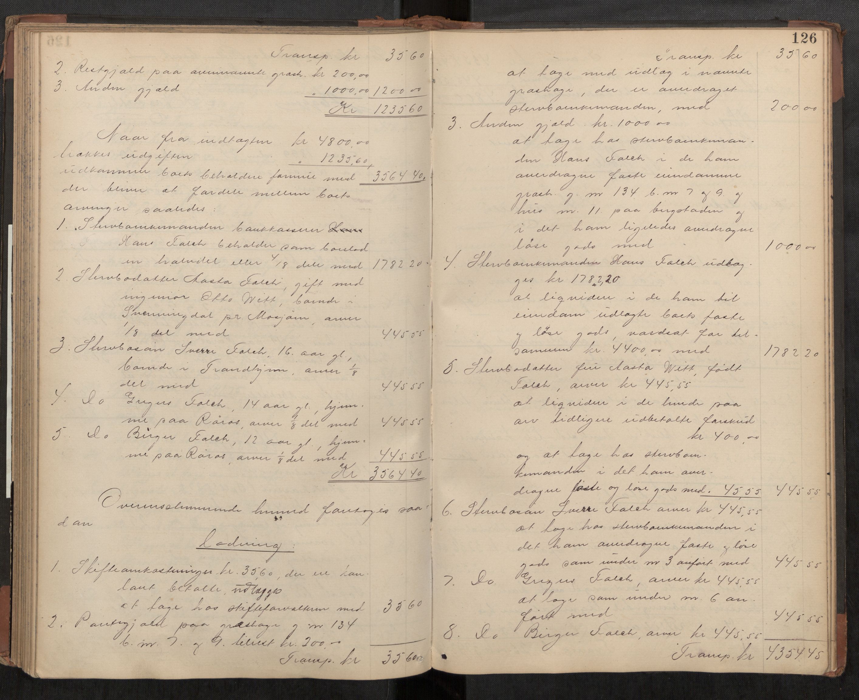 Røros sorenskriveri, AV/SAT-A-0023/3/3A/L0004: Skifteslutningsprotokoll, 1886-1901, p. 126
