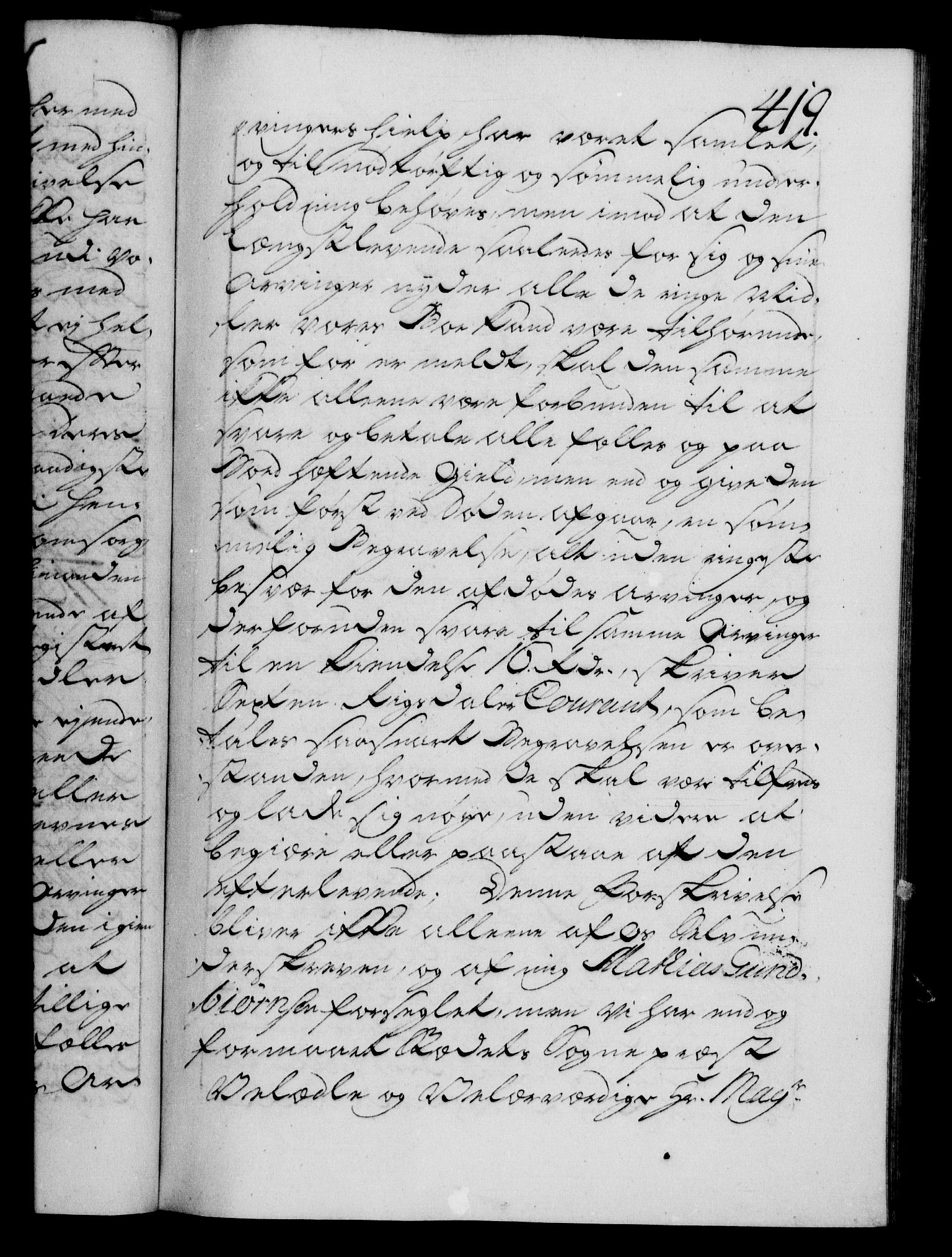 Danske Kanselli 1572-1799, AV/RA-EA-3023/F/Fc/Fca/Fcaa/L0035: Norske registre, 1746-1748, p. 419a