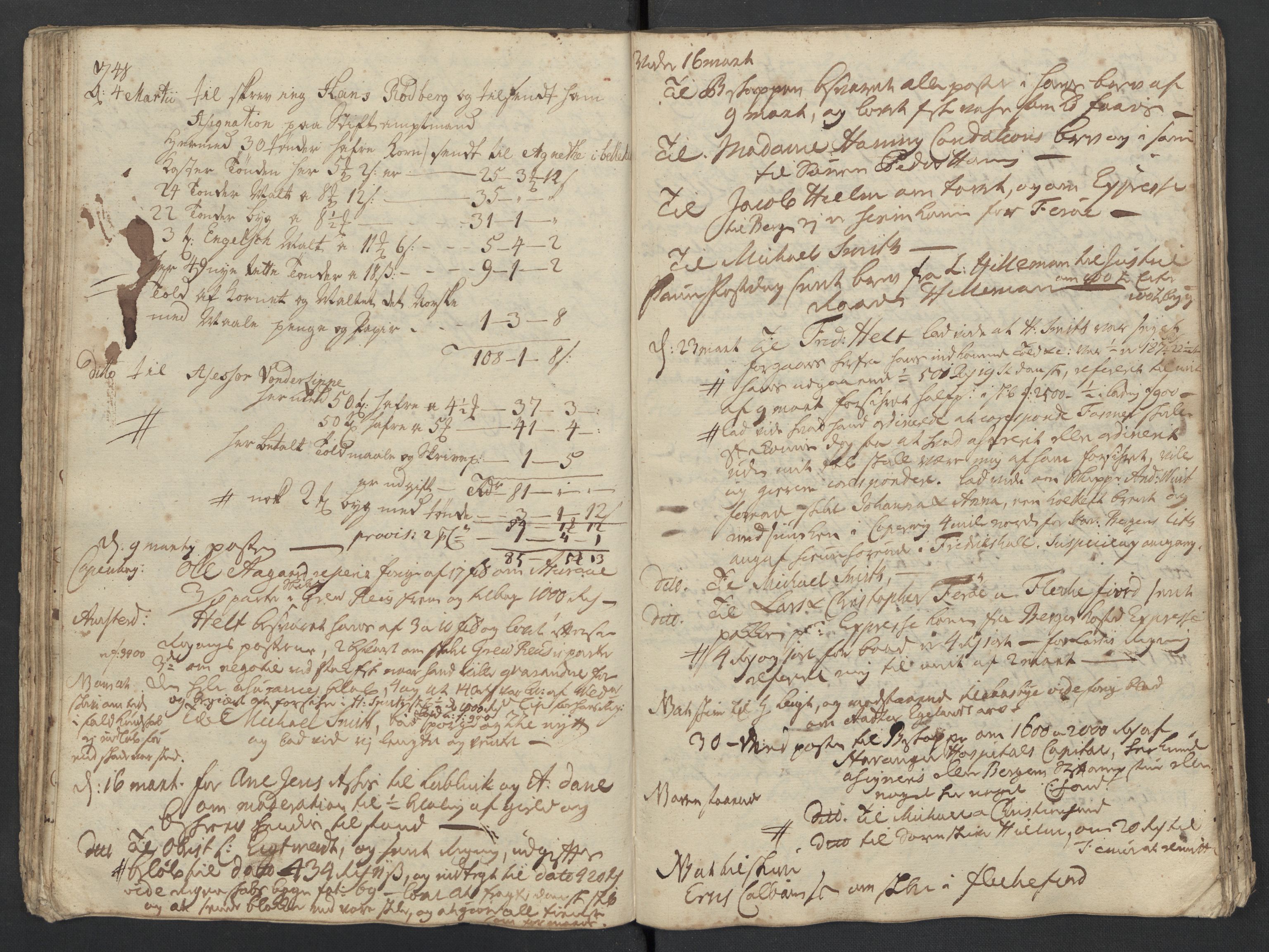 Pa 0119 - Smith, Lauritz Andersen og Lauritz Lauritzen, SAST/A-100231/O/L0001: Kopibøker m.m., 1746-1755, p. 62