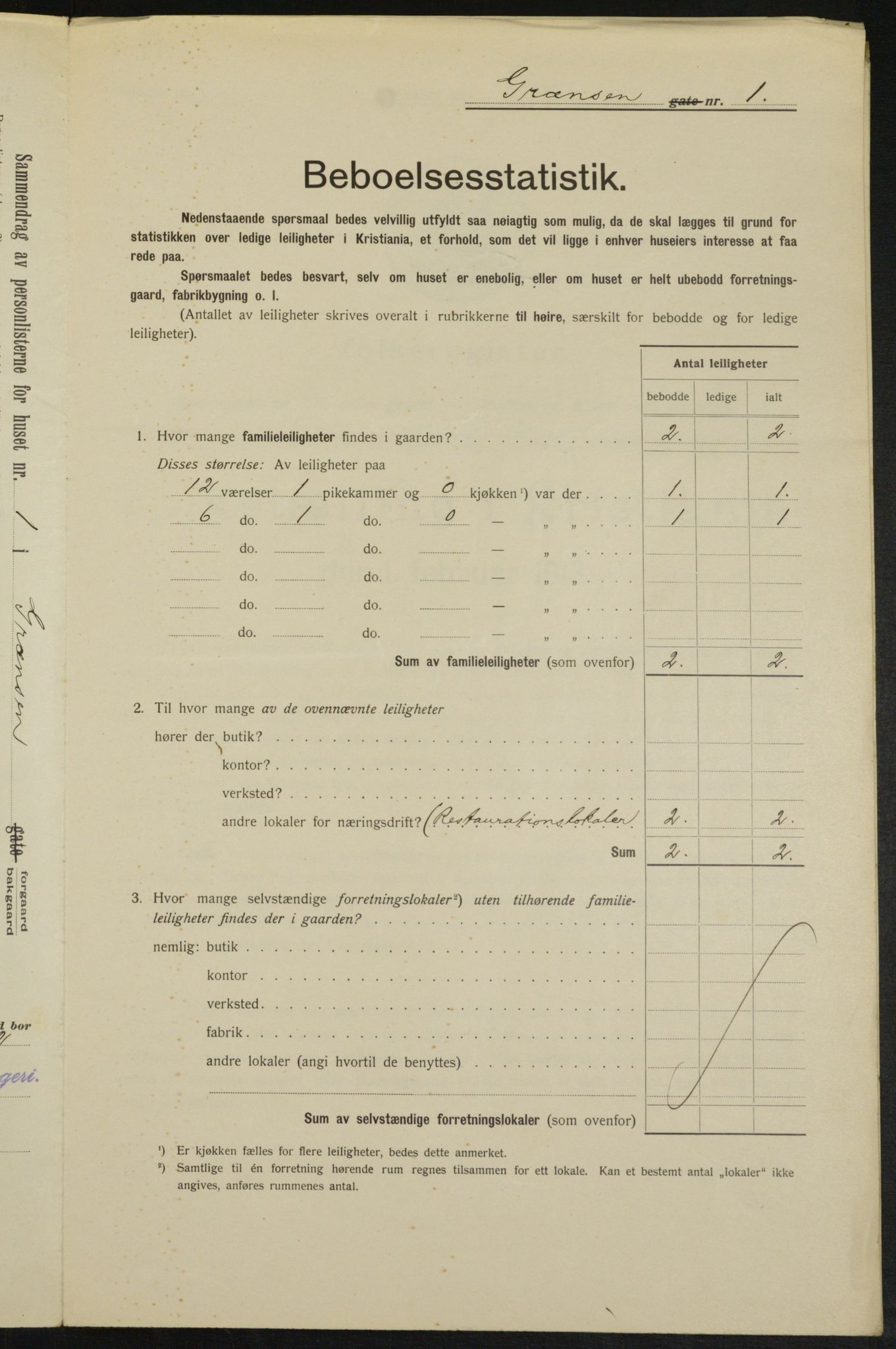 OBA, Municipal Census 1913 for Kristiania, 1913, p. 29777