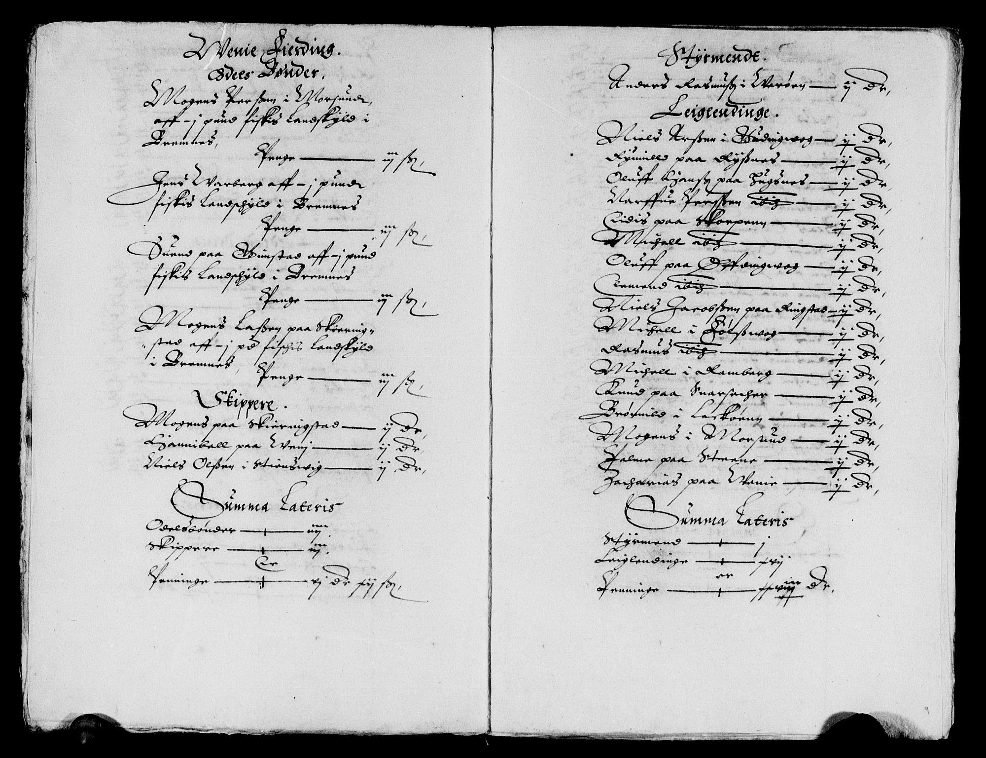 Rentekammeret inntil 1814, Reviderte regnskaper, Lensregnskaper, AV/RA-EA-5023/R/Rb/Rbz/L0007: Nordlandenes len, 1614-1616