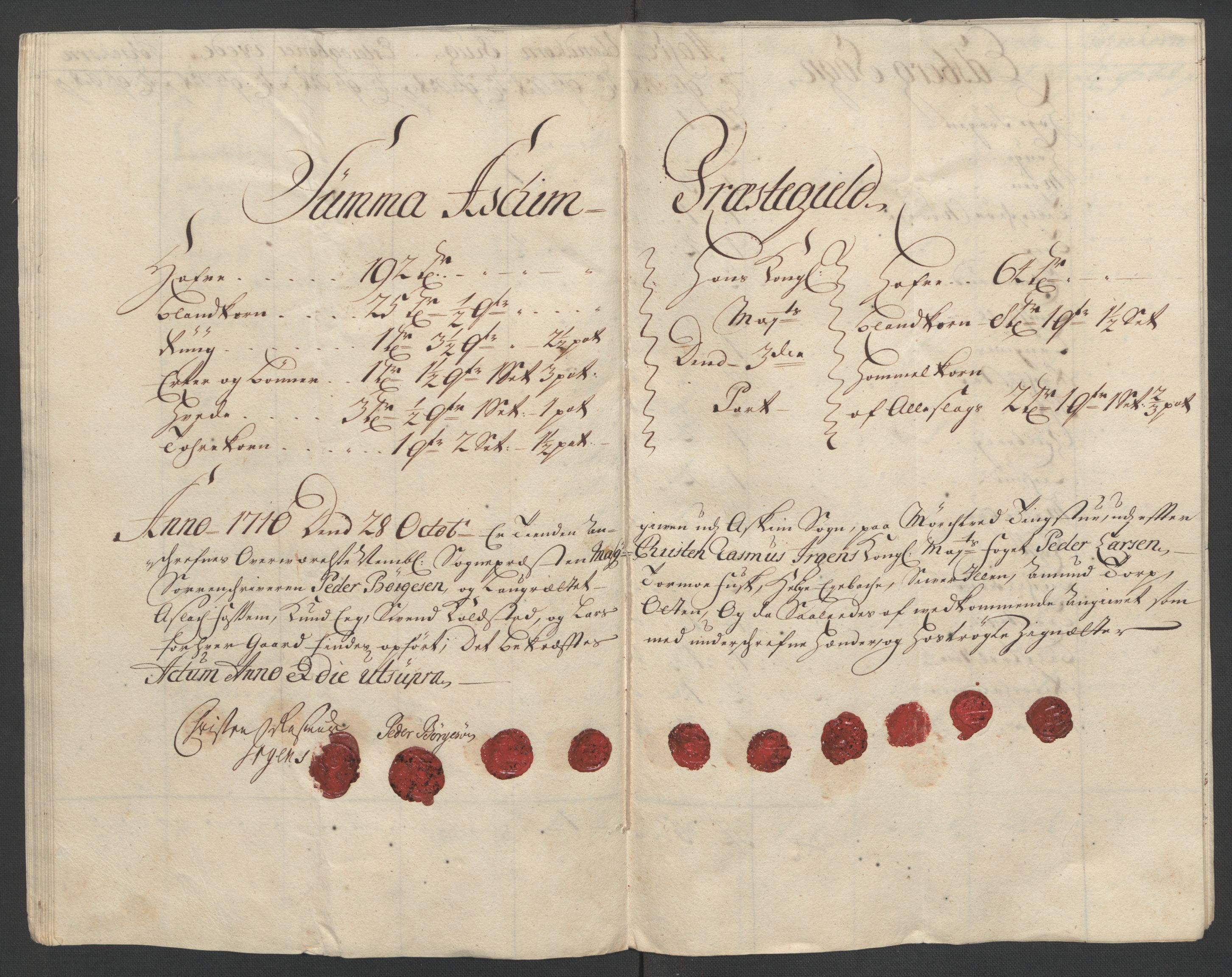 Rentekammeret inntil 1814, Reviderte regnskaper, Fogderegnskap, AV/RA-EA-4092/R07/L0302: Fogderegnskap Rakkestad, Heggen og Frøland, 1710, p. 433