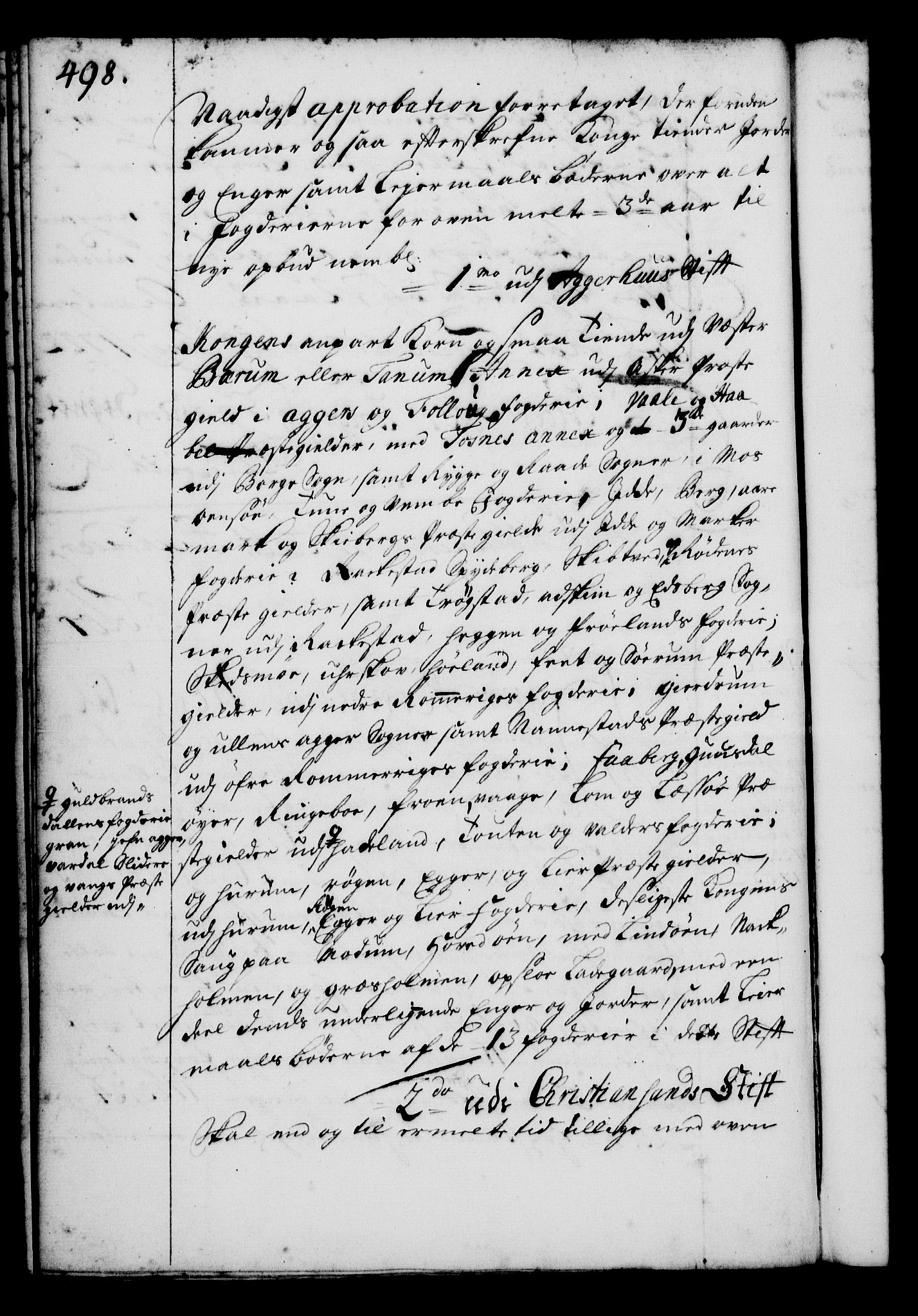 Rentekammeret, Kammerkanselliet, AV/RA-EA-3111/G/Gg/Gga/L0001: Norsk ekspedisjonsprotokoll med register (merket RK 53.1), 1720-1723, p. 498