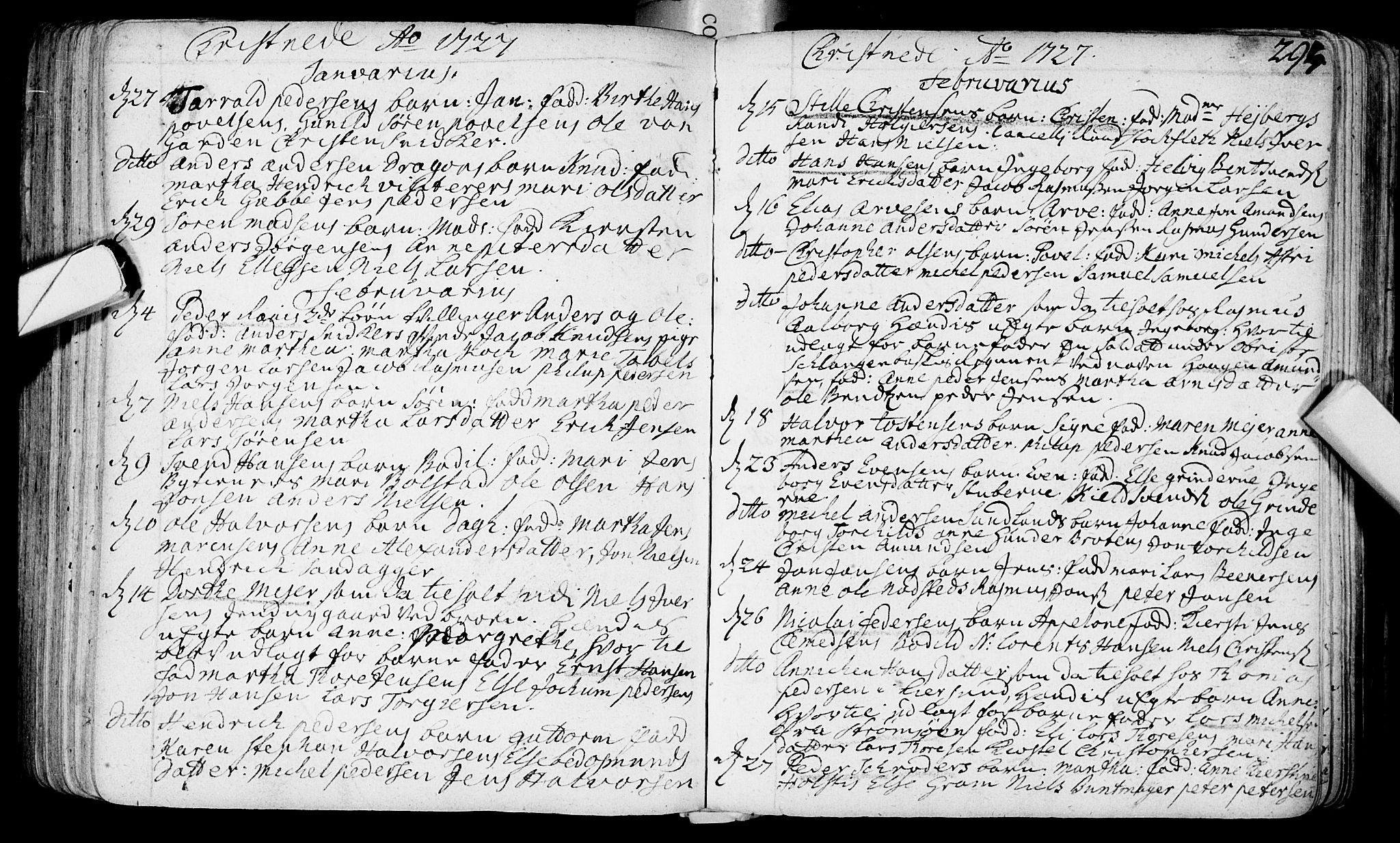 Bragernes kirkebøker, AV/SAKO-A-6/F/Fa/L0003: Parish register (official) no. I 3, 1706-1734, p. 295