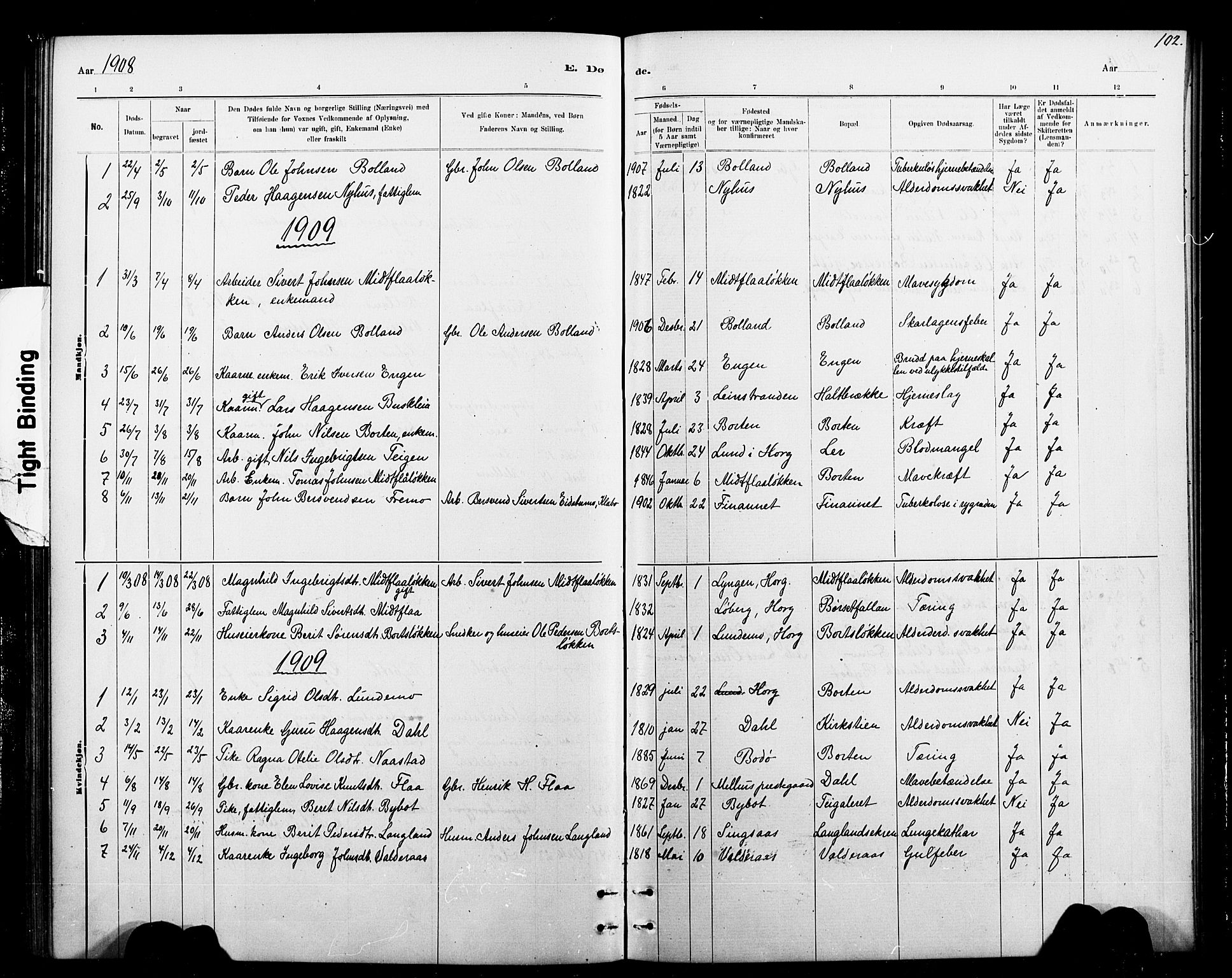 Ministerialprotokoller, klokkerbøker og fødselsregistre - Sør-Trøndelag, SAT/A-1456/693/L1123: Parish register (copy) no. 693C04, 1887-1910, p. 102