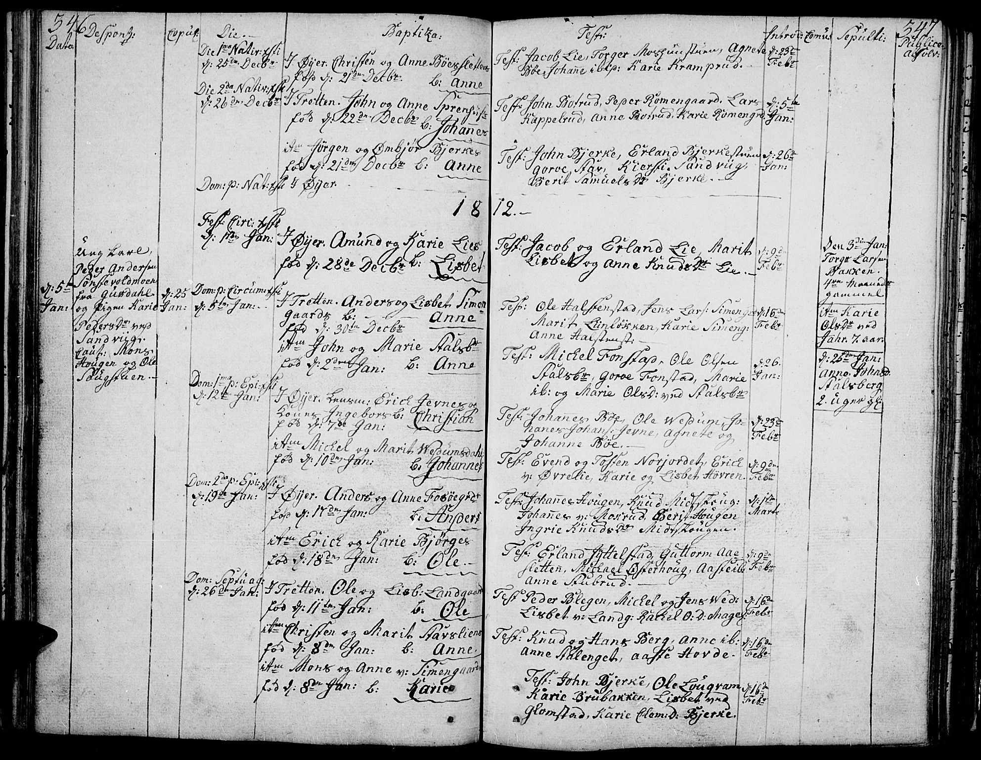 Øyer prestekontor, SAH/PREST-084/H/Ha/Haa/L0003: Parish register (official) no. 3, 1784-1824, p. 346-347