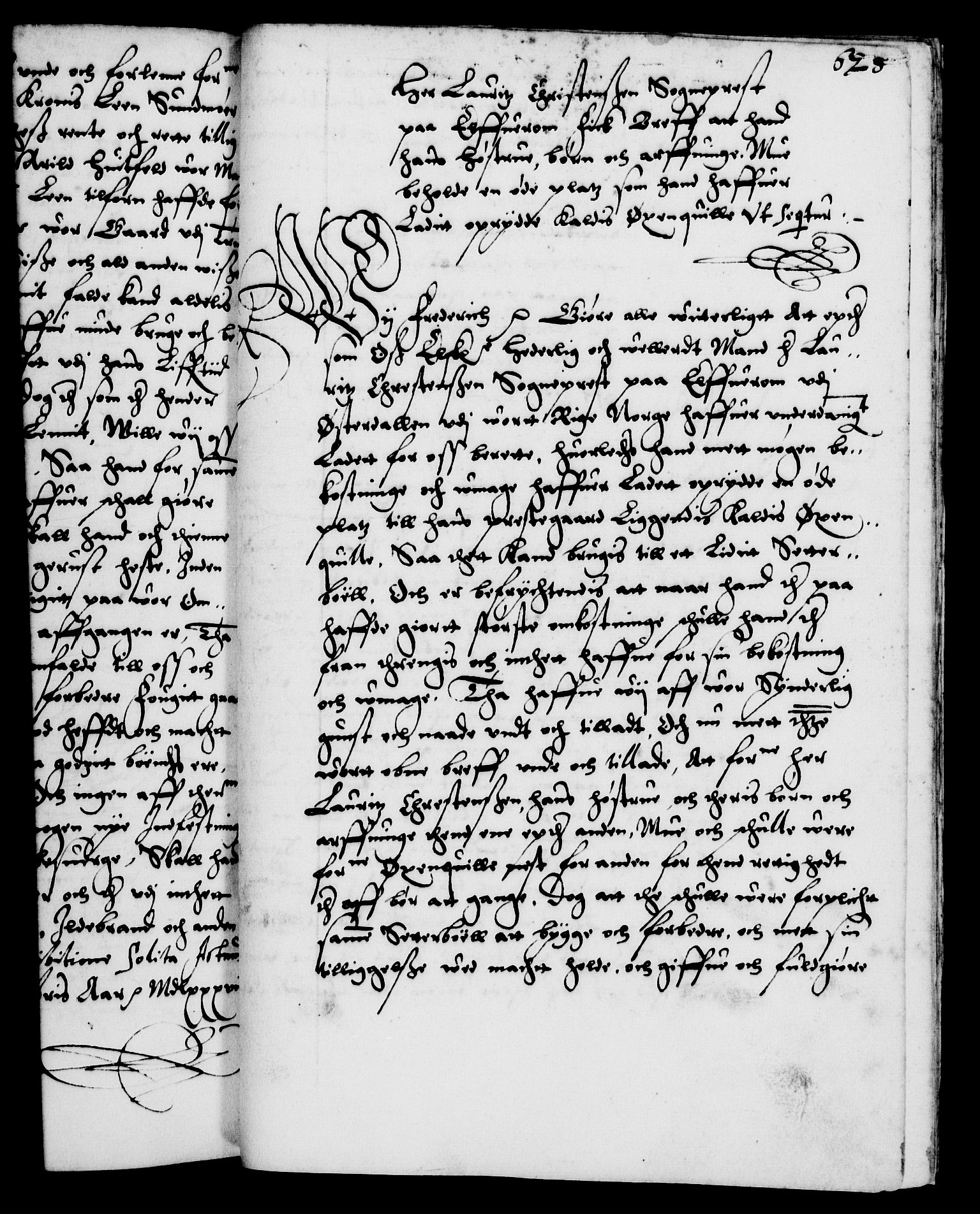 Danske Kanselli 1572-1799, RA/EA-3023/F/Fc/Fca/Fcaa/L0001: Norske registre (mikrofilm), 1572-1588, p. 628a