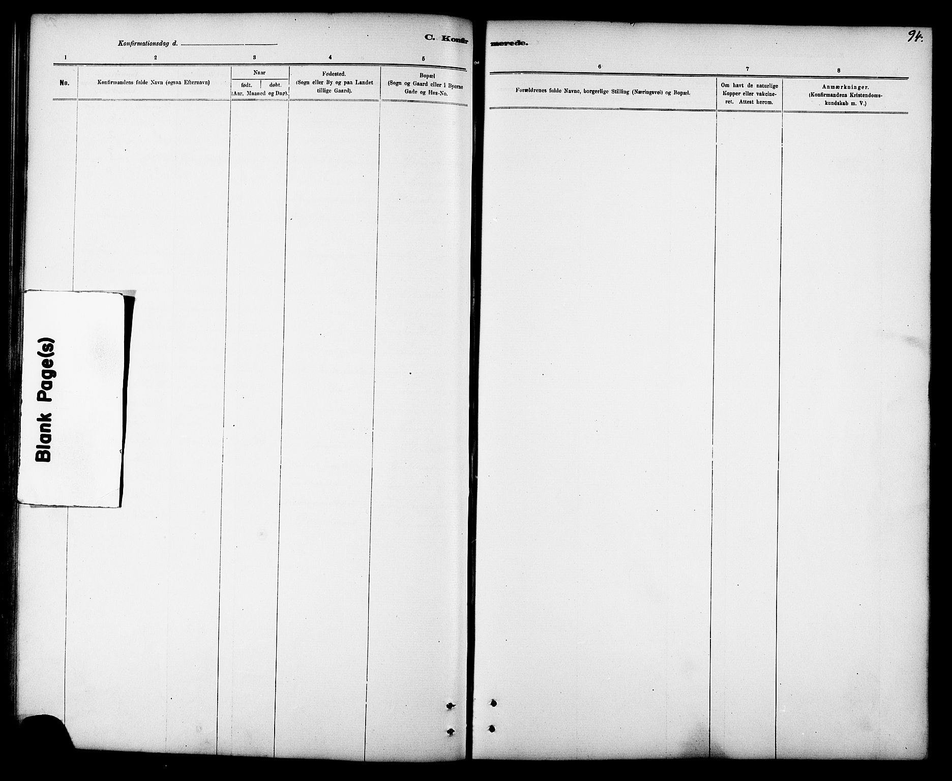 Ministerialprotokoller, klokkerbøker og fødselsregistre - Sør-Trøndelag, AV/SAT-A-1456/694/L1132: Parish register (copy) no. 694C04, 1887-1914, p. 94