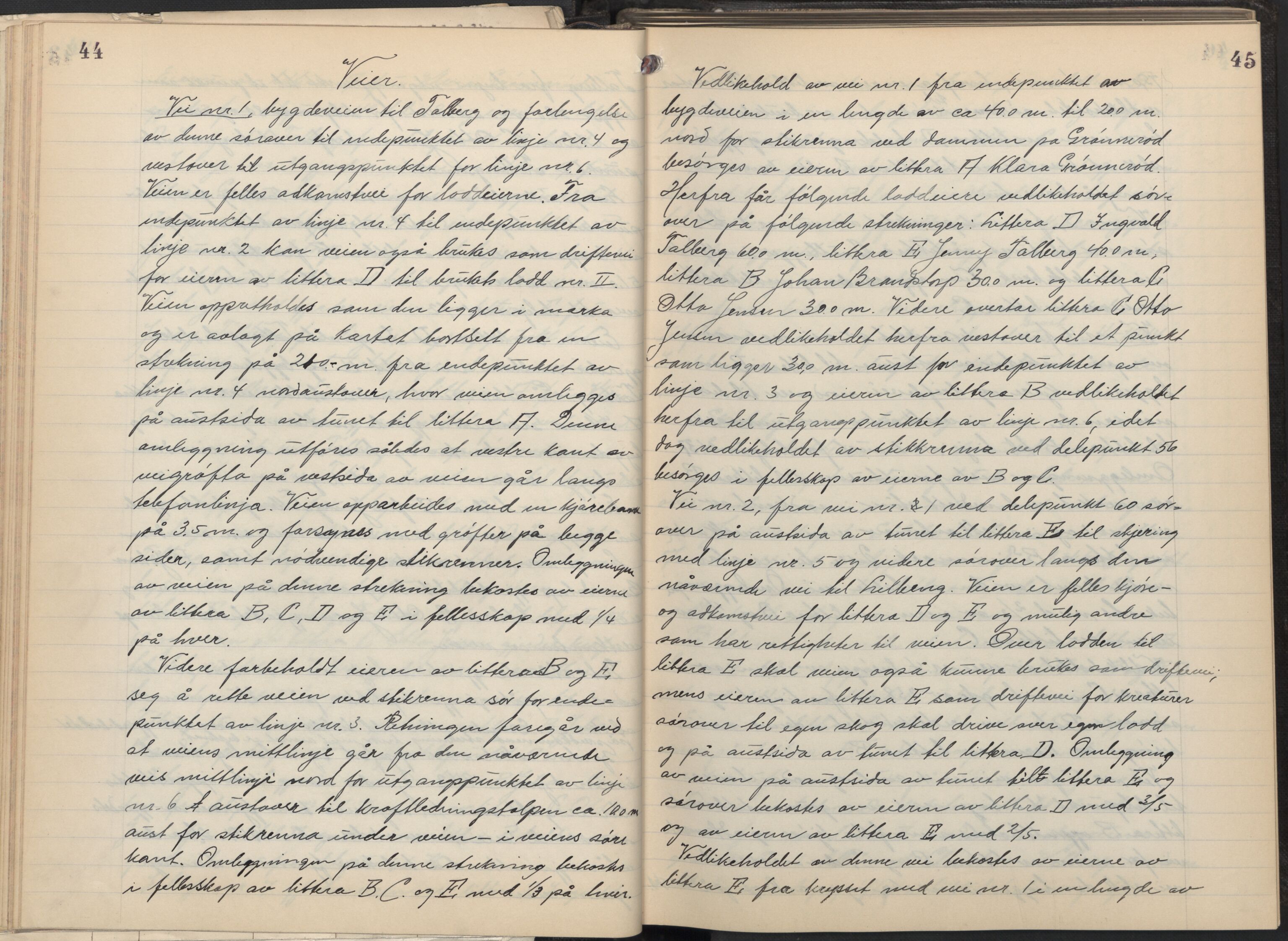 Østfold jordskifterett, AV/SAO-A-10240/F/Fc/L0007: Forhandlingsprotokoller, 1941-1947, p. 44-45