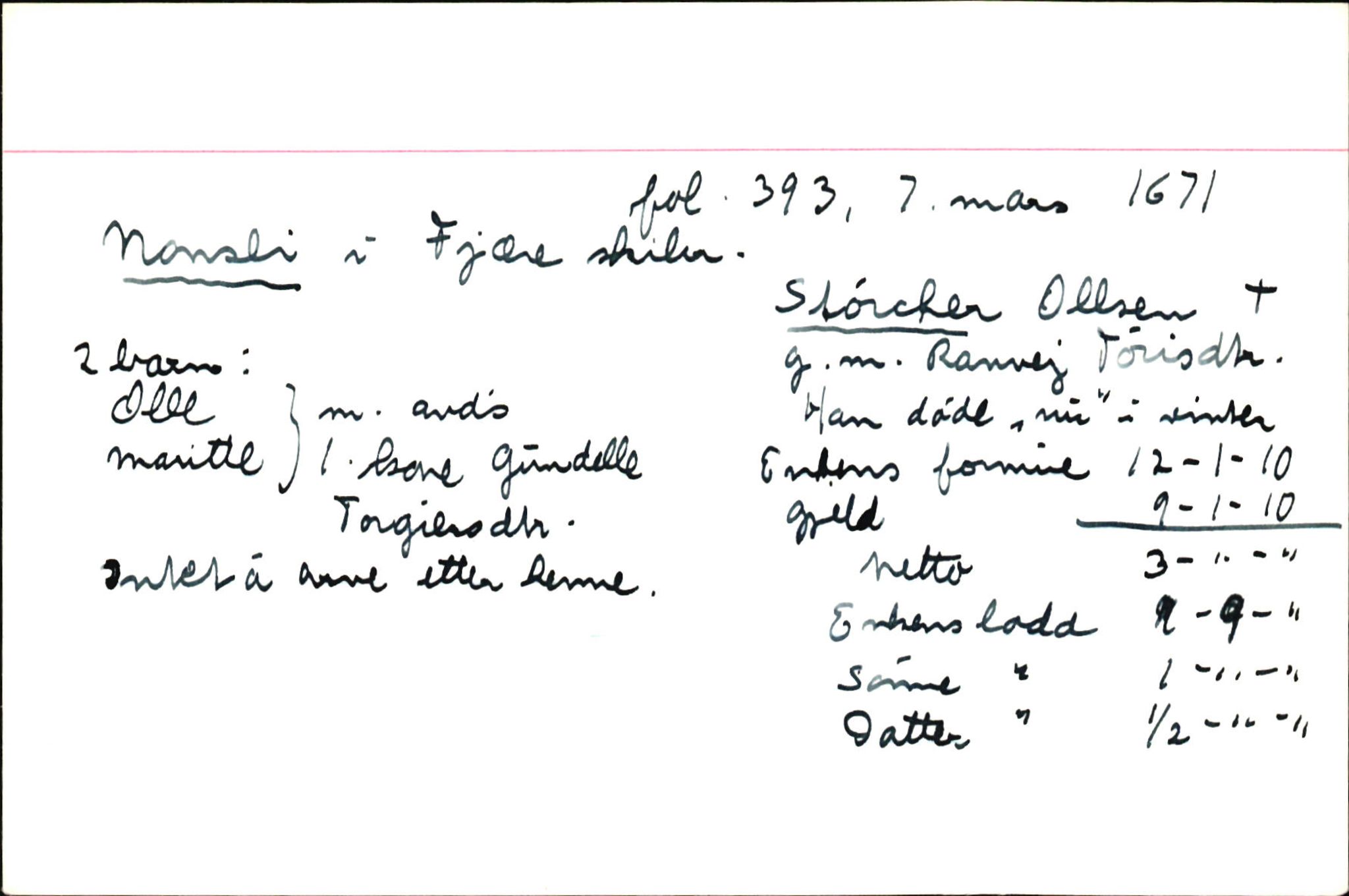 Skiftekort ved Statsarkivet i Bergen, SAB/SKIFTEKORT/004/L0001: Skifteprotokoll nr. 1-2, 1668-1699, p. 56