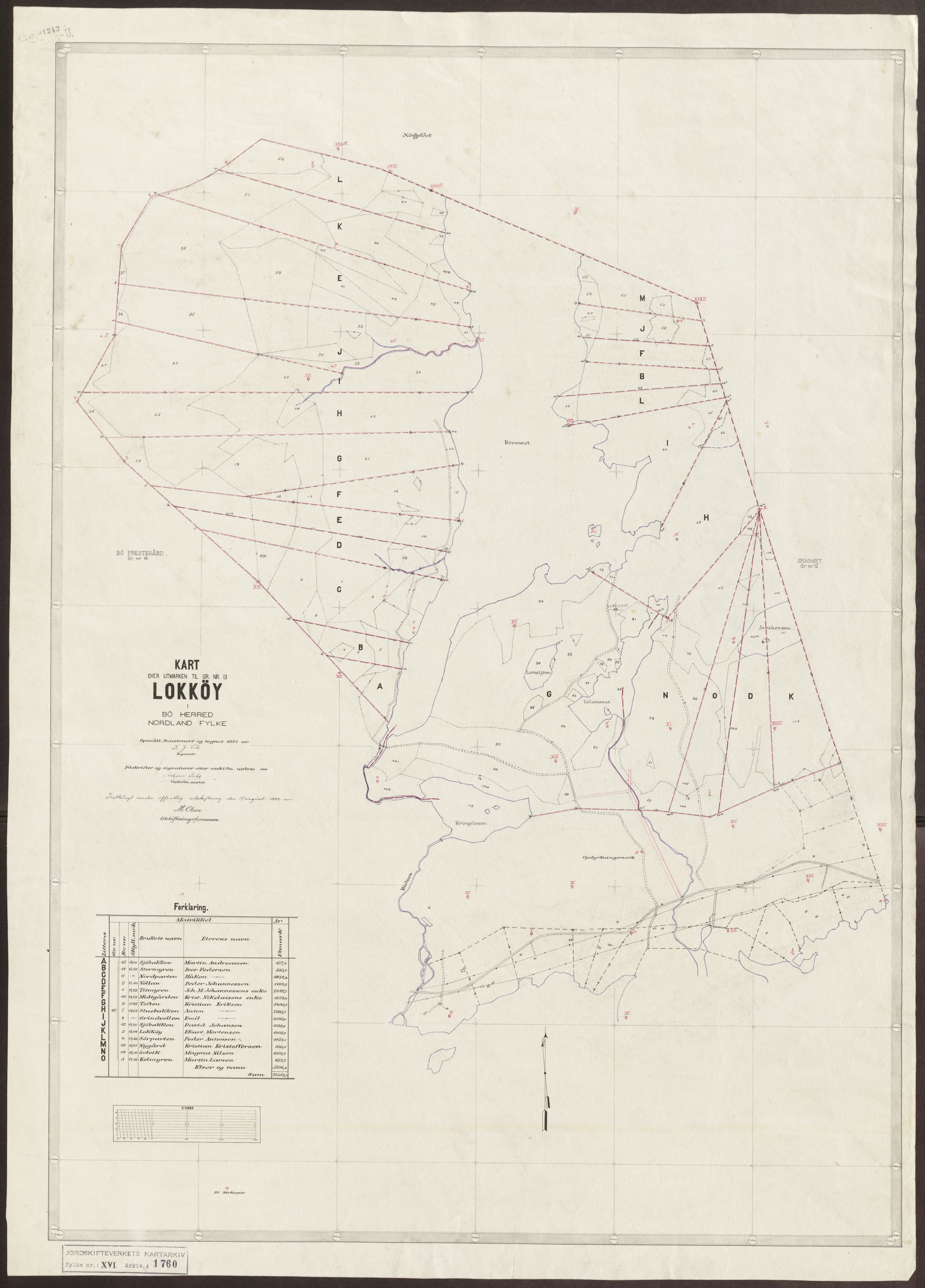 Jordskifteverkets kartarkiv, AV/RA-S-3929/T, 1859-1988, p. 2093