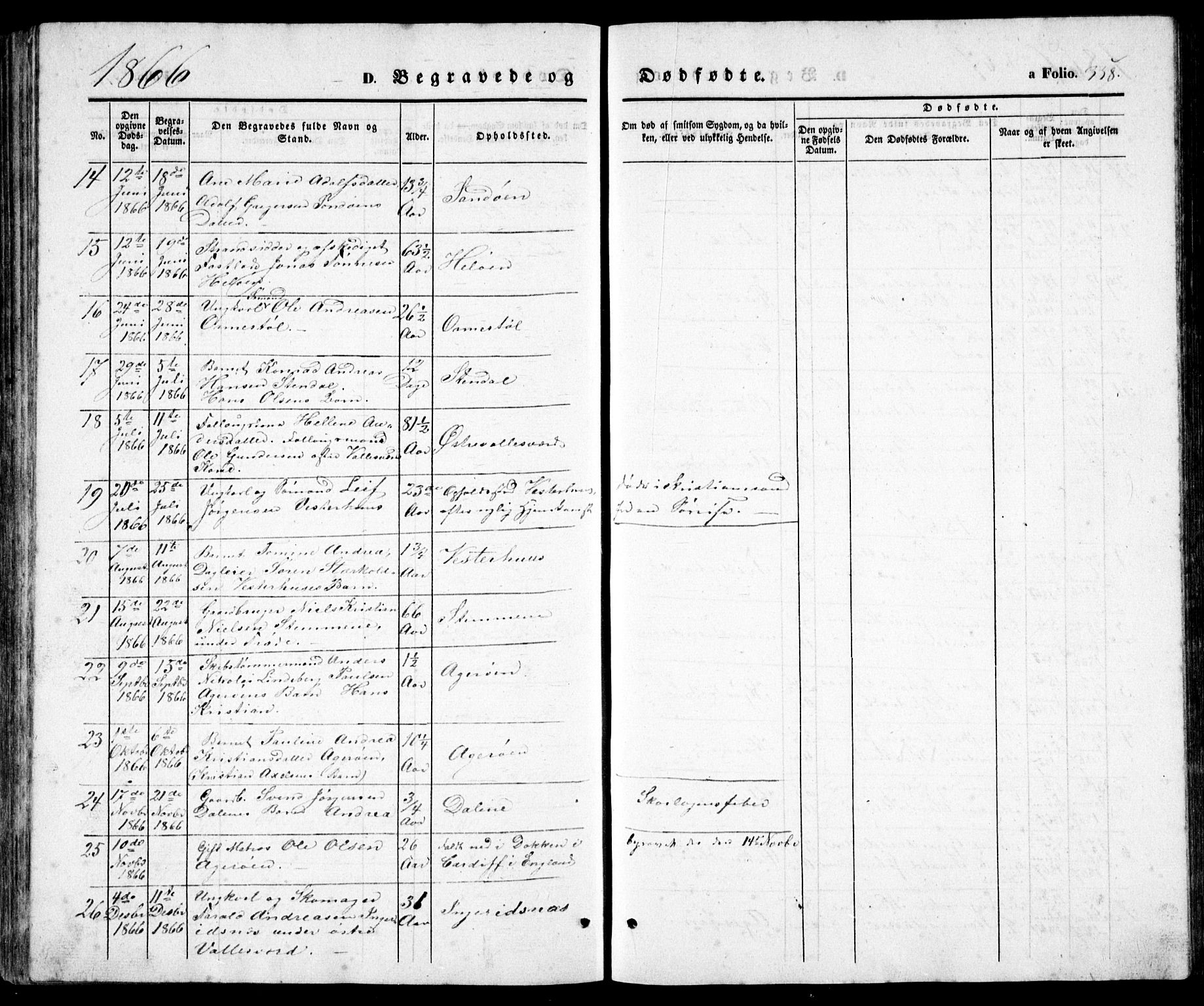 Høvåg sokneprestkontor, AV/SAK-1111-0025/F/Fb/L0002: Parish register (copy) no. B 2, 1847-1869, p. 358