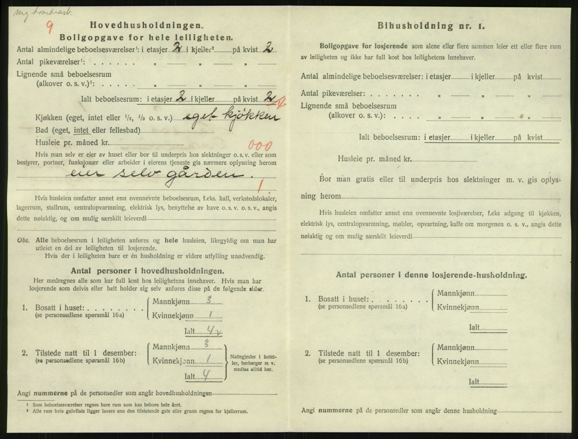 SAT, 1920 census for Namsos, 1920, p. 1408