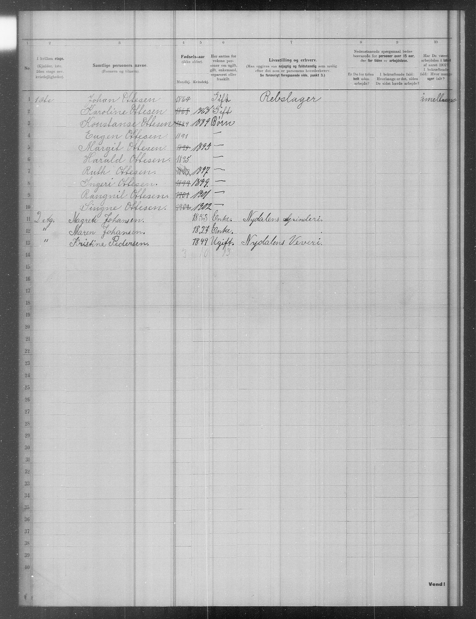 OBA, Municipal Census 1902 for Kristiania, 1902, p. 16776