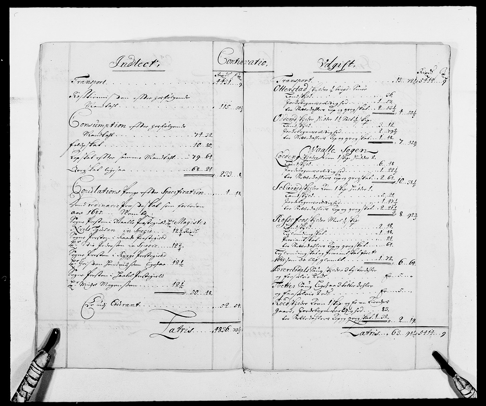 Rentekammeret inntil 1814, Reviderte regnskaper, Fogderegnskap, AV/RA-EA-4092/R02/L0105: Fogderegnskap Moss og Verne kloster, 1685-1687, p. 124