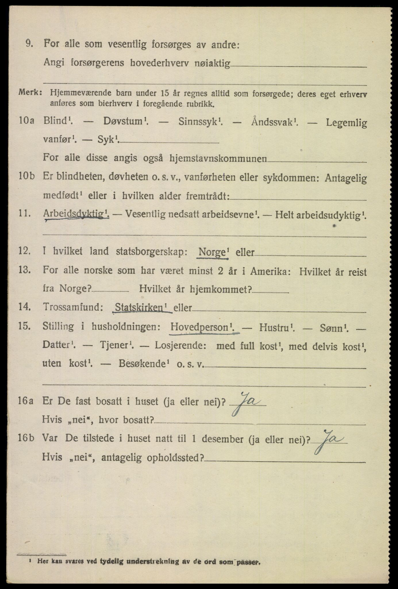 SAH, 1920 census for Vestre Gausdal, 1920, p. 4386