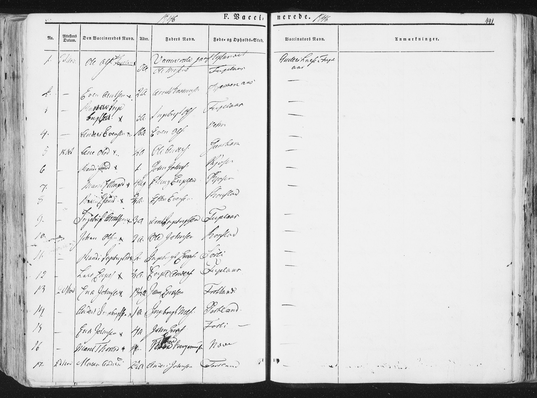 Ministerialprotokoller, klokkerbøker og fødselsregistre - Sør-Trøndelag, SAT/A-1456/691/L1074: Parish register (official) no. 691A06, 1842-1852, p. 441