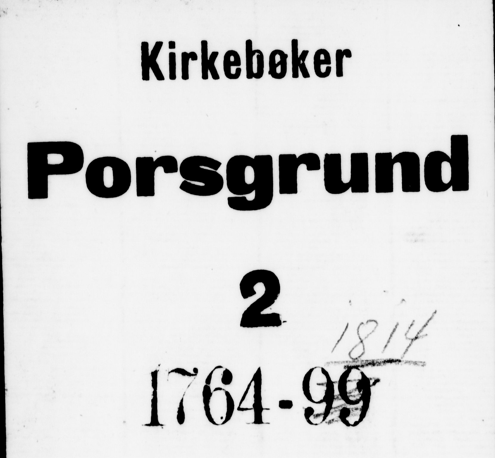 Porsgrunn kirkebøker , SAKO/A-104/F/Fa/L0003: Parish register (official) no. 3, 1764-1814