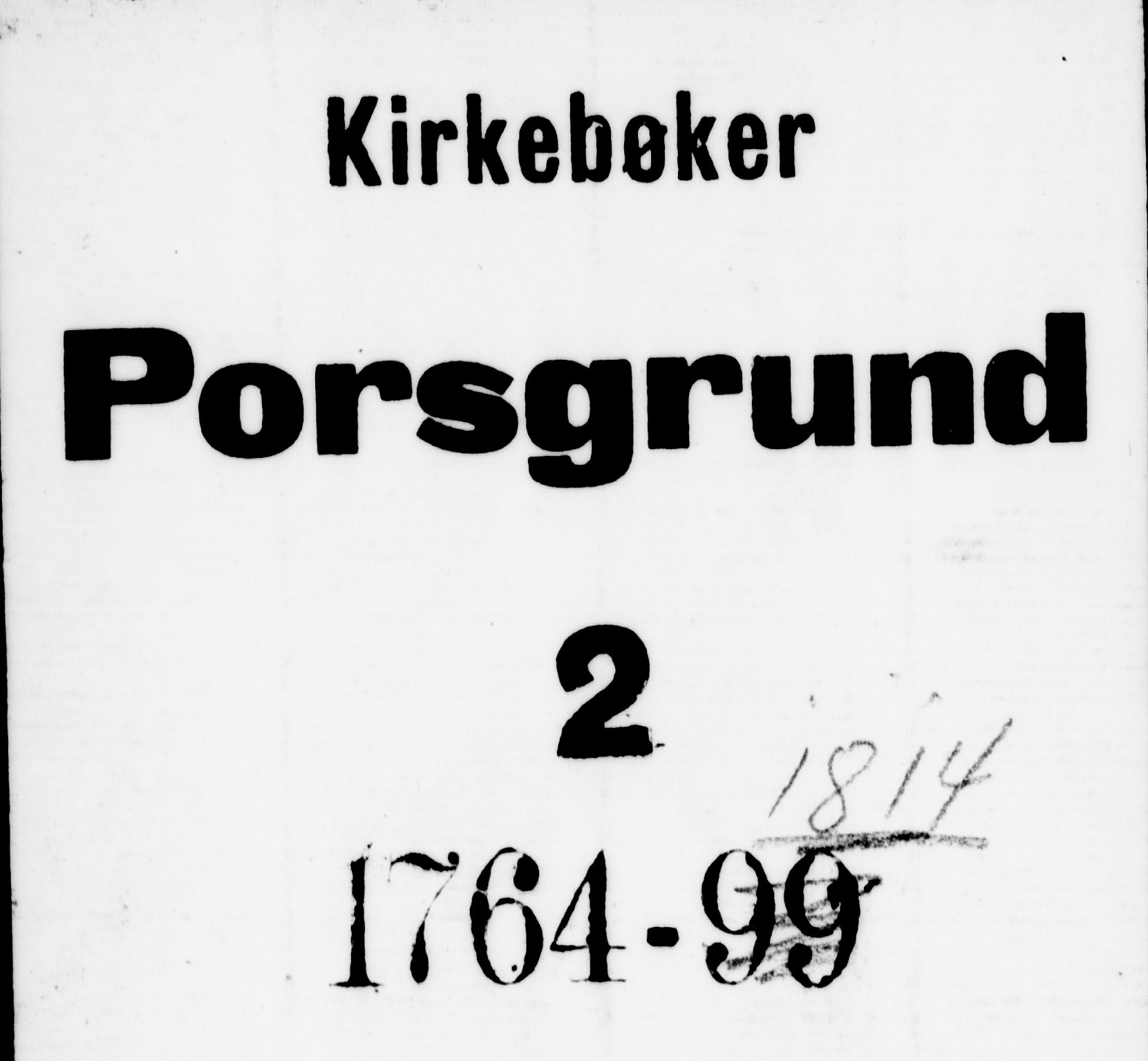 Porsgrunn kirkebøker , AV/SAKO-A-104/F/Fa/L0003: Parish register (official) no. 3, 1764-1814