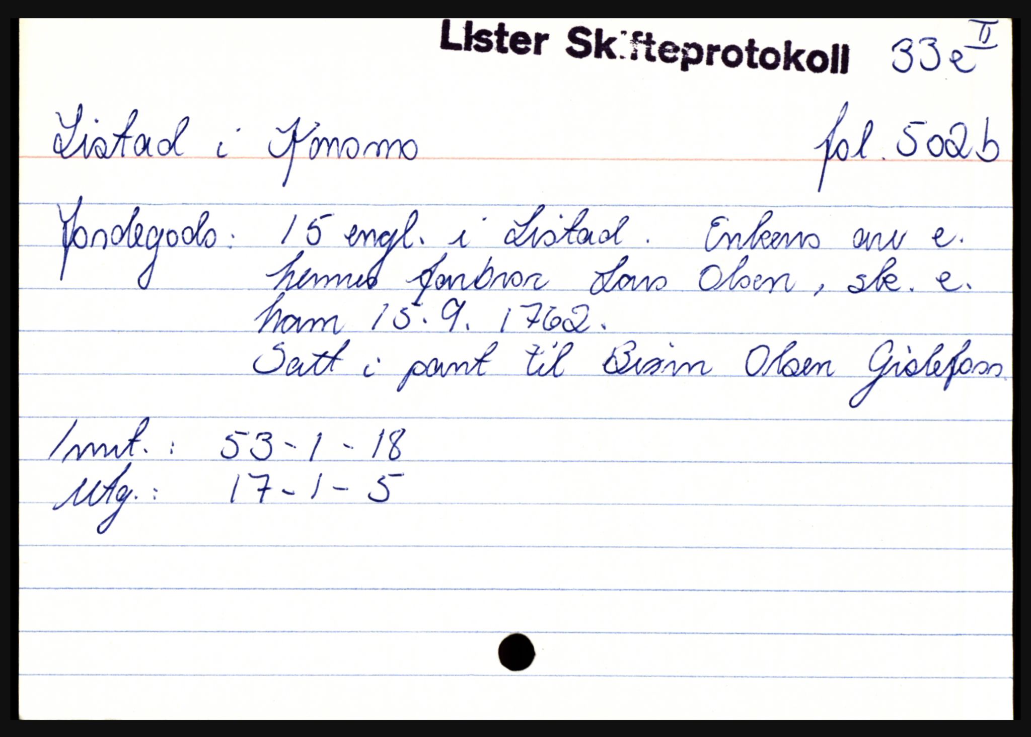 Lister sorenskriveri, AV/SAK-1221-0003/H, p. 23853