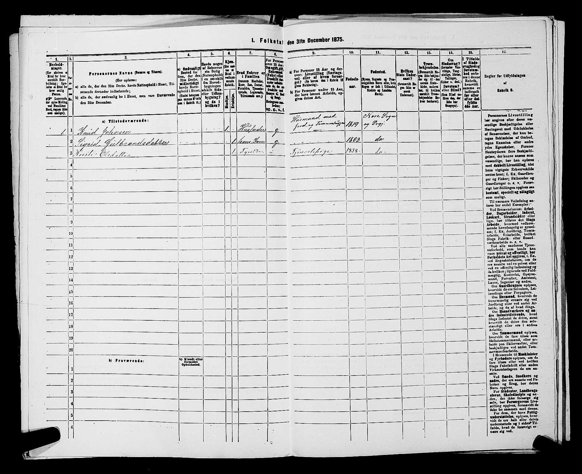 SAKO, 1875 census for 0632P Rollag, 1875, p. 48