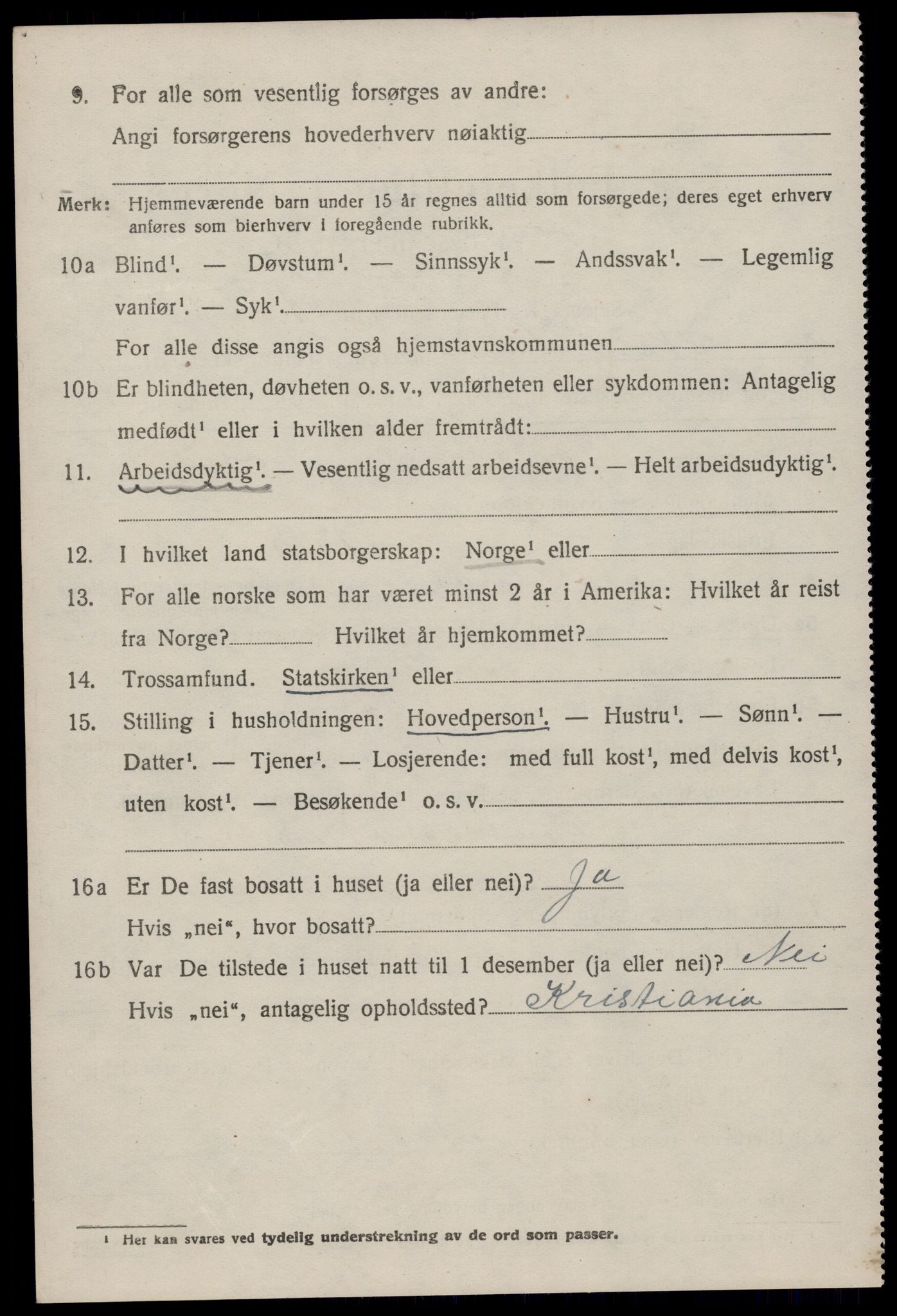 SAKO, 1920 census for Nissedal, 1920, p. 1250