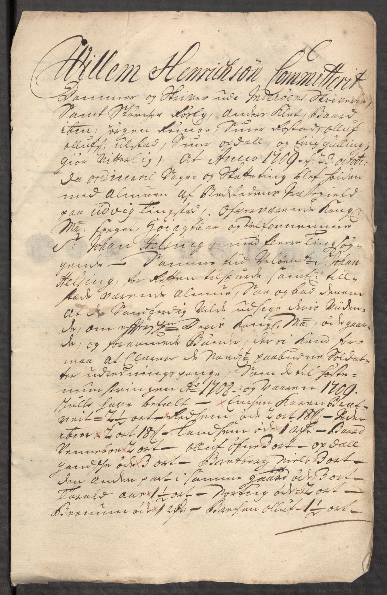 Rentekammeret inntil 1814, Reviderte regnskaper, Fogderegnskap, RA/EA-4092/R63/L4318: Fogderegnskap Inderøy, 1710, p. 250