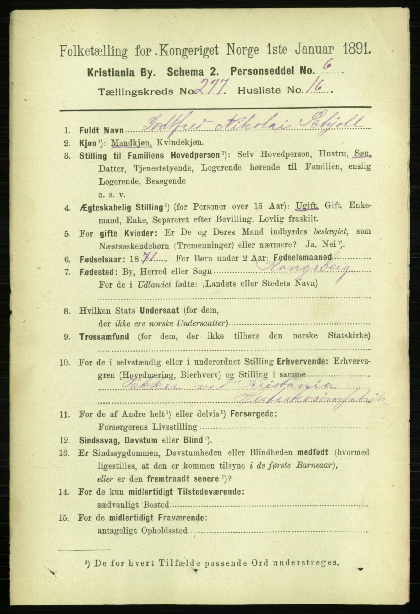 RA, 1891 census for 0301 Kristiania, 1891, p. 168387