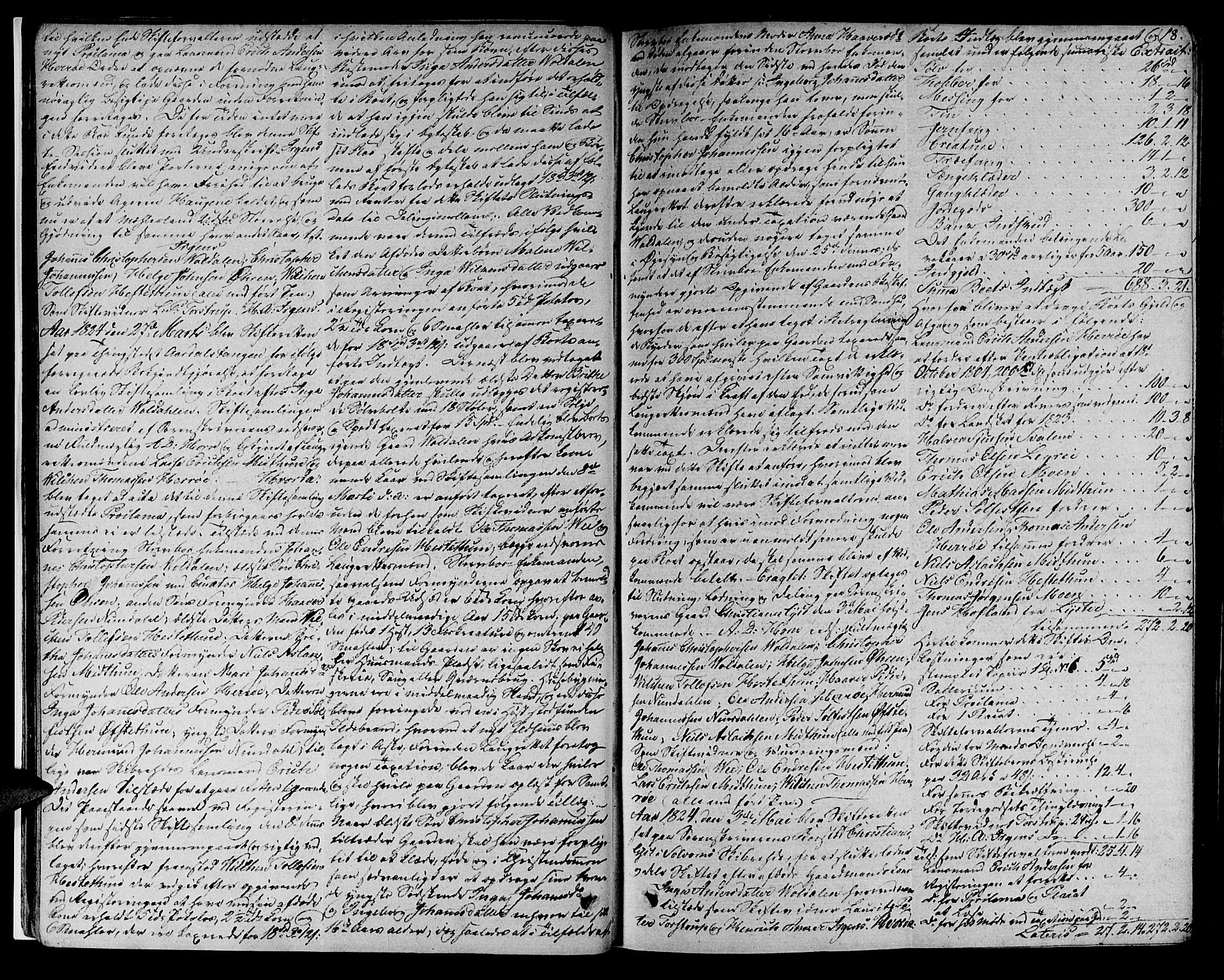 Indre Sogn tingrett, AV/SAB-A-3301/1/H/Ha/L0014a: Skifteprotokoll 14a, 1824-1826, p. 17b-18a