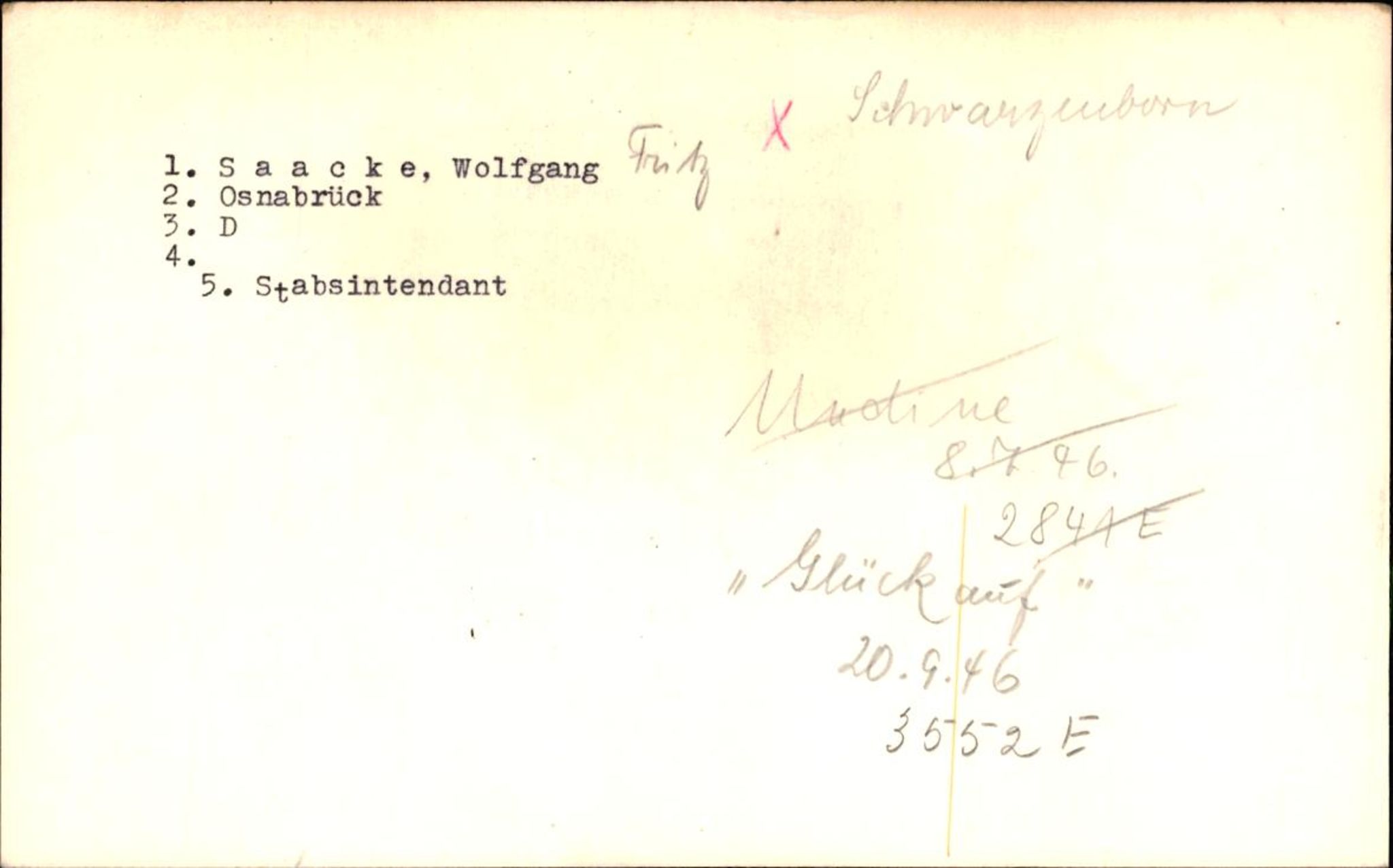 Hjemsendte tyskere , RA/RAFA-6487/D/Db/L0023: Rosenthal-Schmick, 1945-1947, p. 355