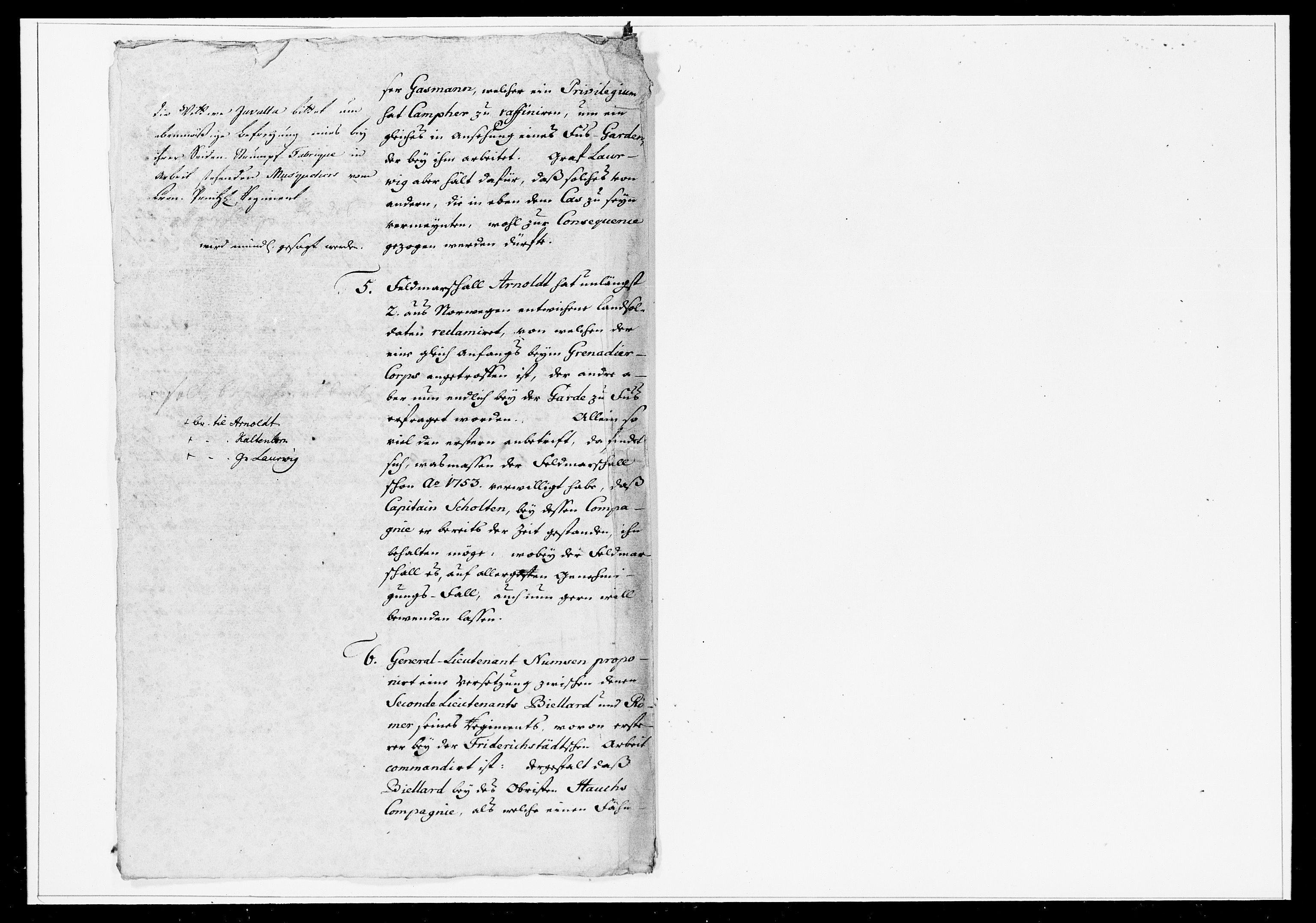 Krigskollegiet, Krigskancelliet, DRA/A-0006/-/1259-1268: Refererede sager, 1755, p. 200