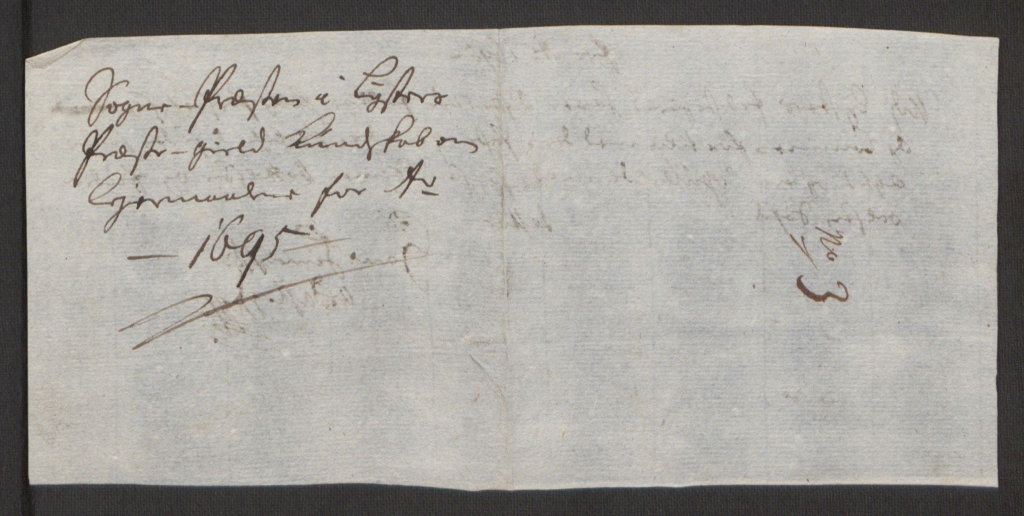 Rentekammeret inntil 1814, Reviderte regnskaper, Fogderegnskap, AV/RA-EA-4092/R52/L3308: Fogderegnskap Sogn, 1695, p. 326