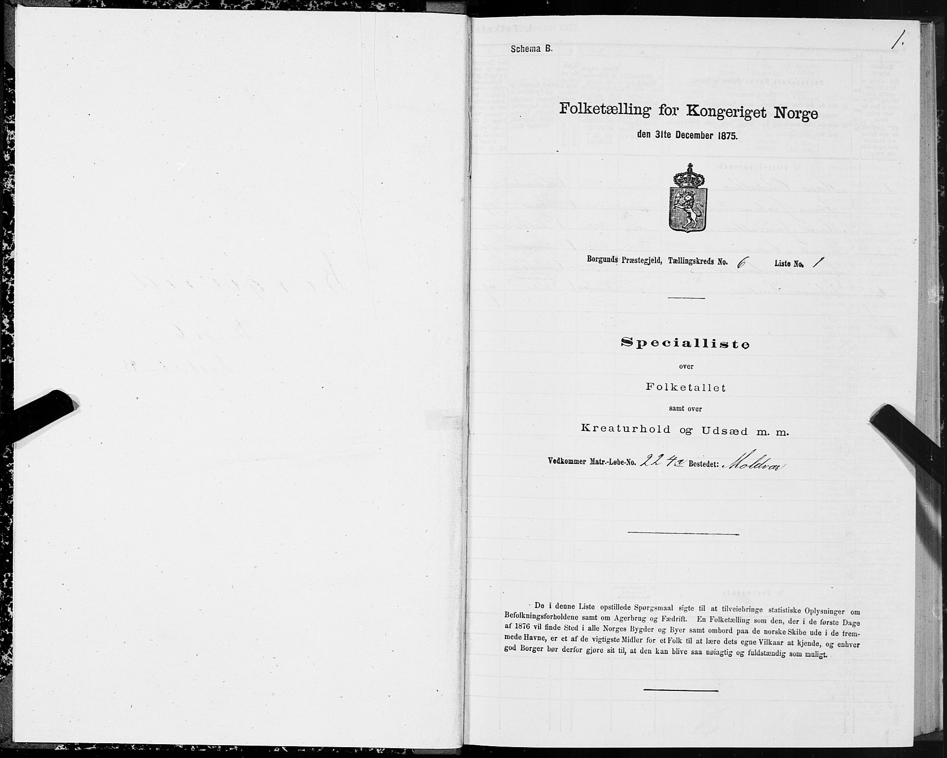 SAT, 1875 census for 1531P Borgund, 1875, p. 4001