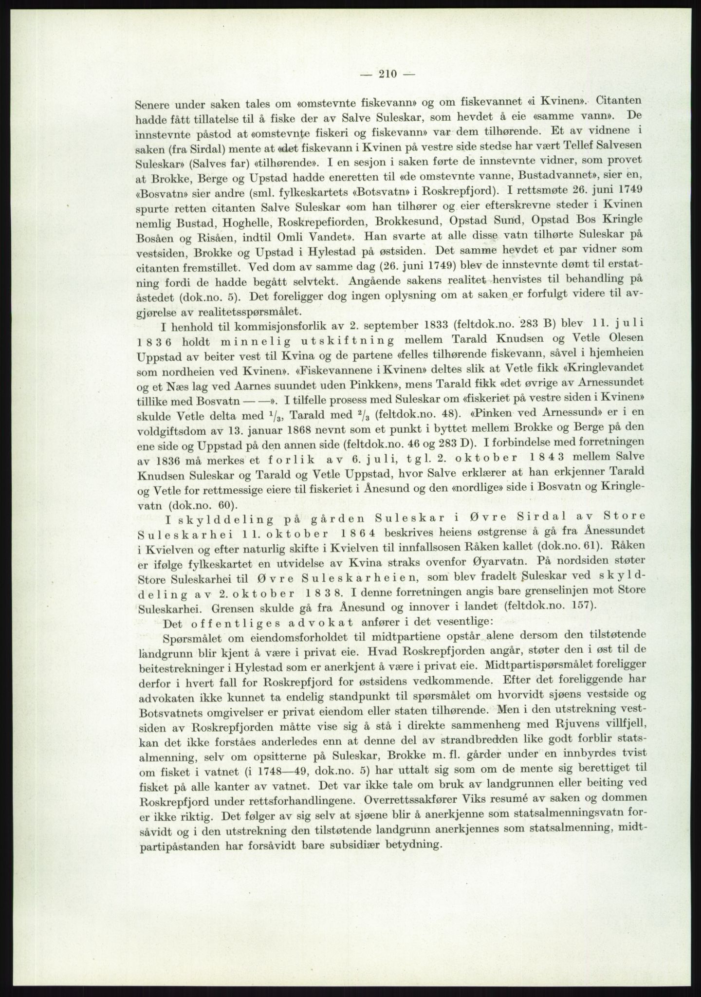 Høyfjellskommisjonen, AV/RA-S-1546/X/Xa/L0001: Nr. 1-33, 1909-1953, p. 1545