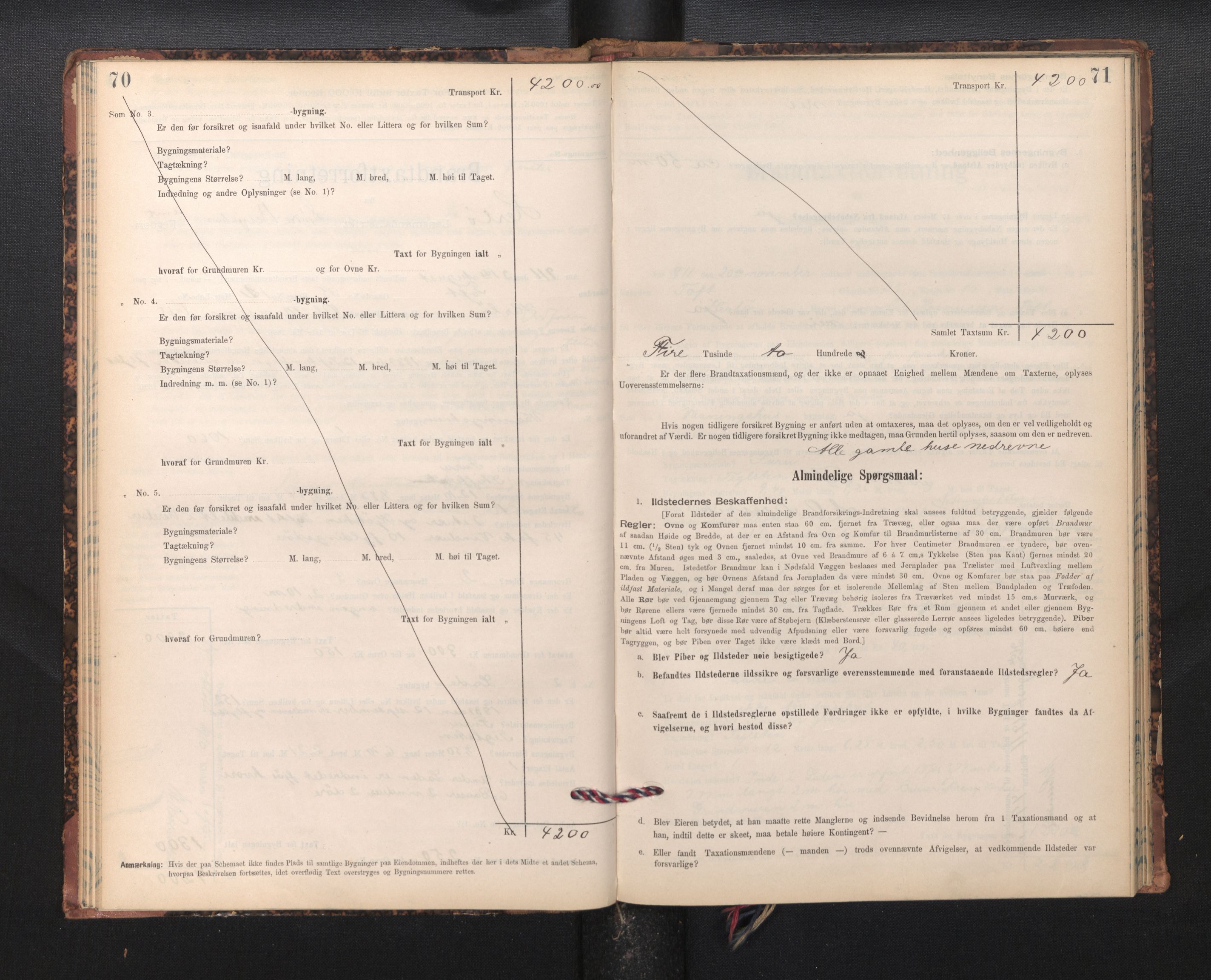 Lensmannen i Herdla, AV/SAB-A-32901/0012/L0003:  Branntakstprotokoll skjematakst, 1897-1916, p. 70-71