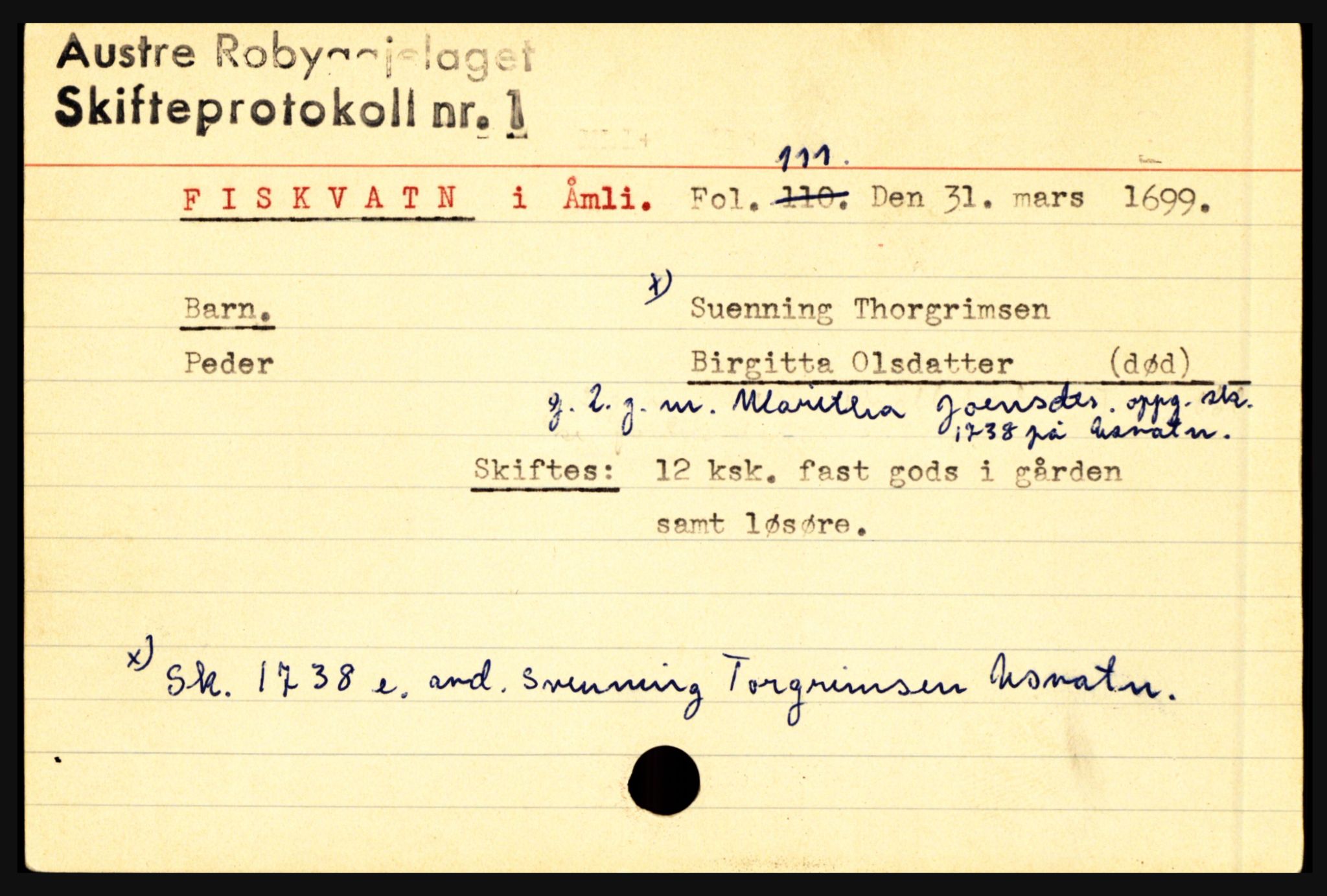 Østre Råbyggelag sorenskriveri, AV/SAK-1221-0016/H, p. 2789