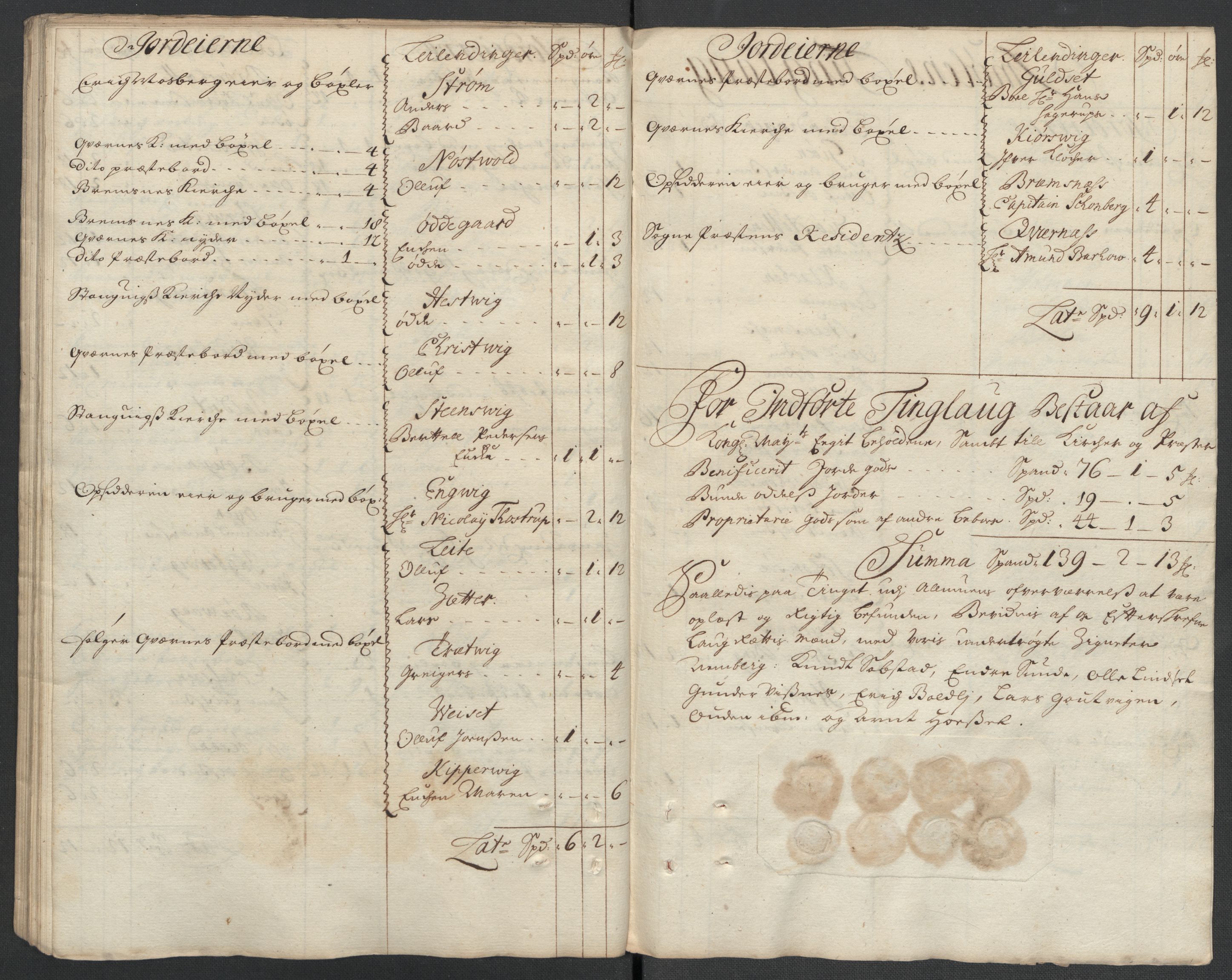 Rentekammeret inntil 1814, Reviderte regnskaper, Fogderegnskap, RA/EA-4092/R56/L3744: Fogderegnskap Nordmøre, 1709-1710, p. 77
