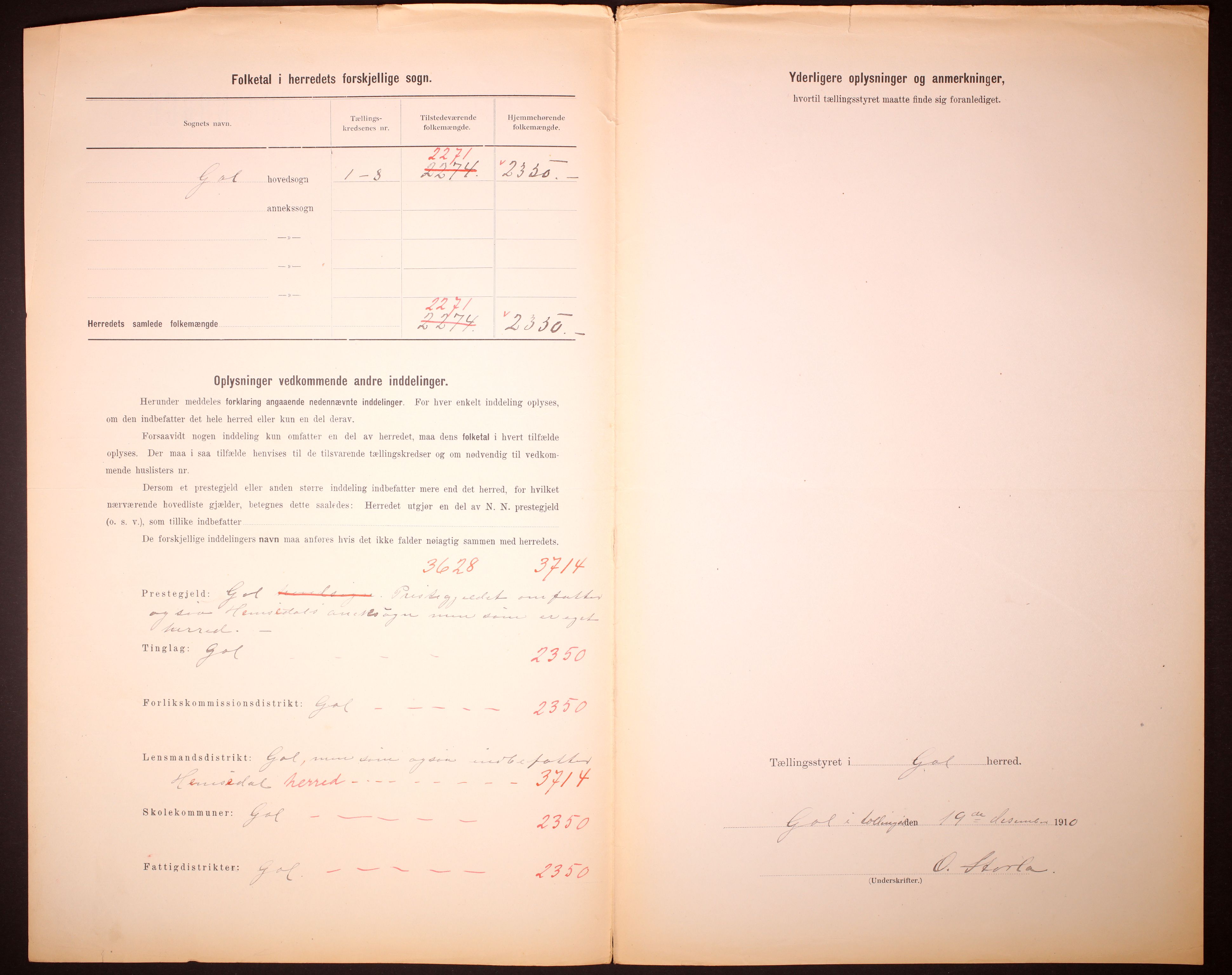 RA, 1910 census for Gol, 1910, p. 3