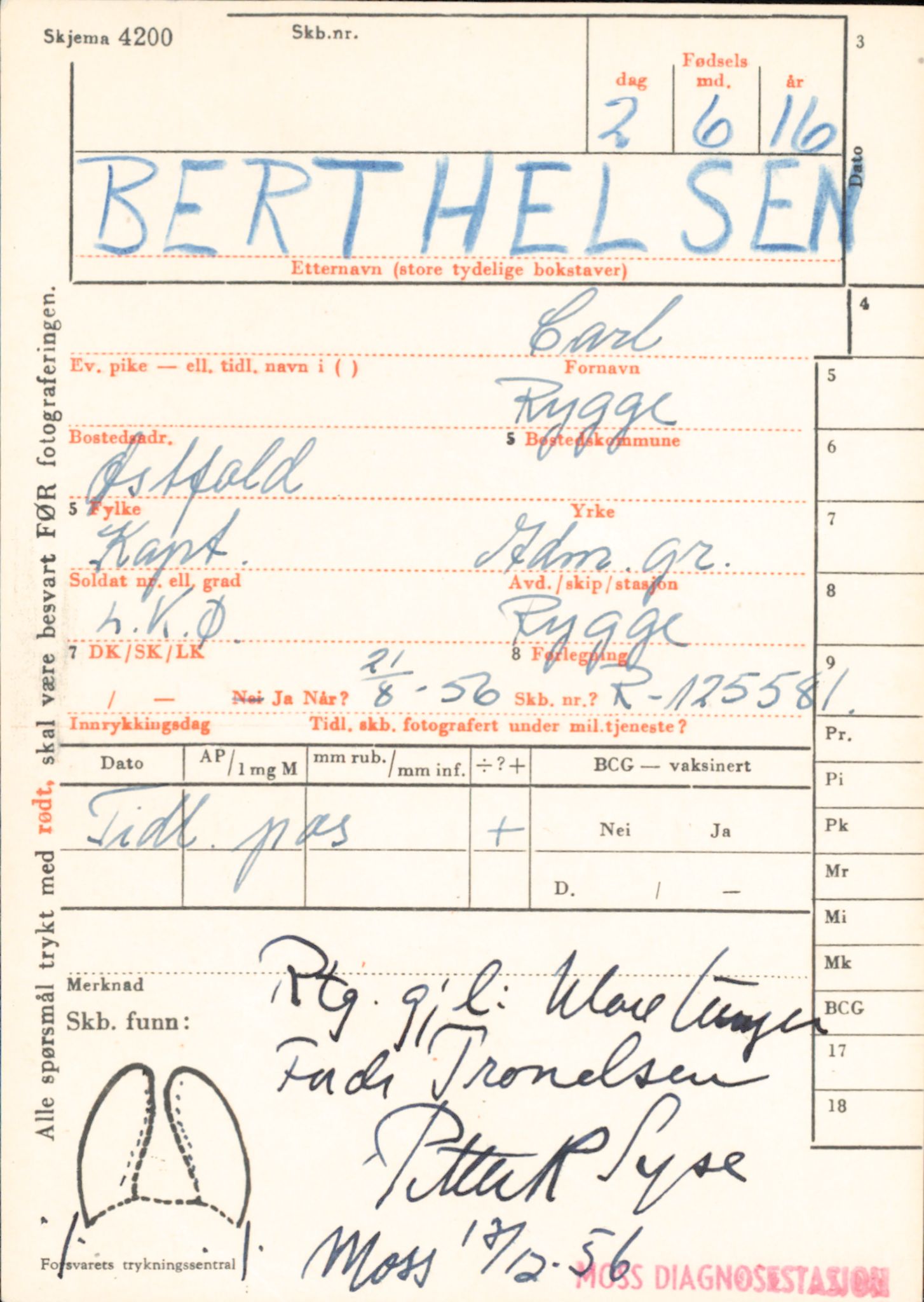 Forsvaret, Rygge hovedflystasjon, AV/RA-RAFA-2298/P/Pd/L0039: Andersen, Gunnar Bjarne - Coward, Christian - f. 1916, 1916, p. 408