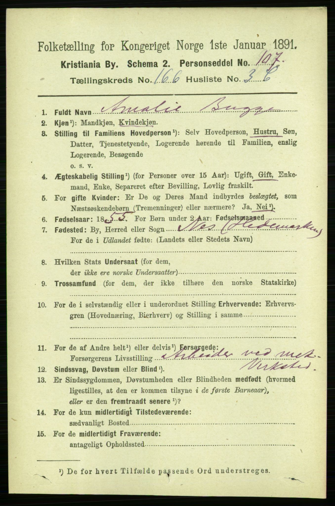 RA, 1891 census for 0301 Kristiania, 1891, p. 96434