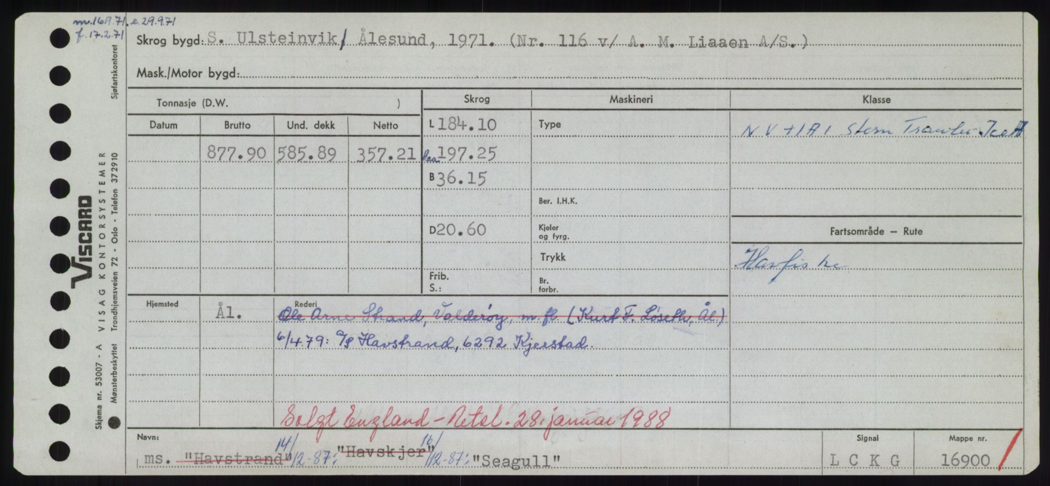 Sjøfartsdirektoratet med forløpere, Skipsmålingen, RA/S-1627/H/Hd/L0032: Fartøy, San-Seve, p. 341