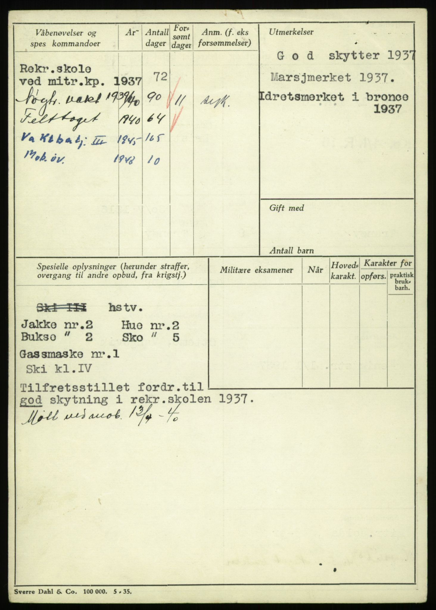 Forsvaret, Troms infanteriregiment nr. 16, AV/RA-RAFA-3146/P/Pa/L0021: Rulleblad for regimentets menige mannskaper, årsklasse 1937, 1937, p. 184