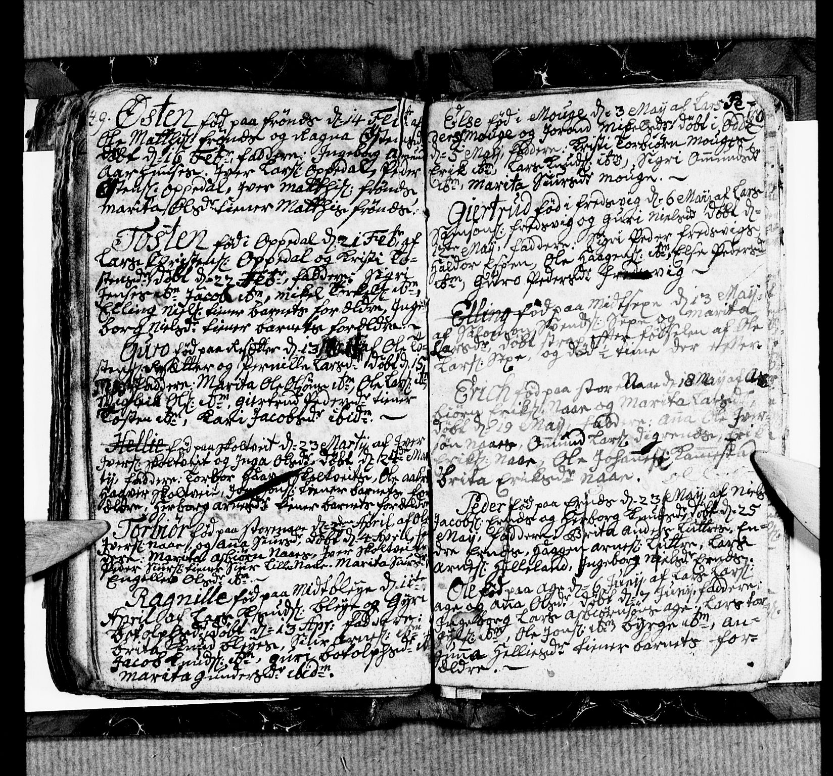 Ullensvang sokneprestembete, AV/SAB-A-78701/H/Hab: Parish register (copy) no. B 1, 1764-1766, p. 49-50