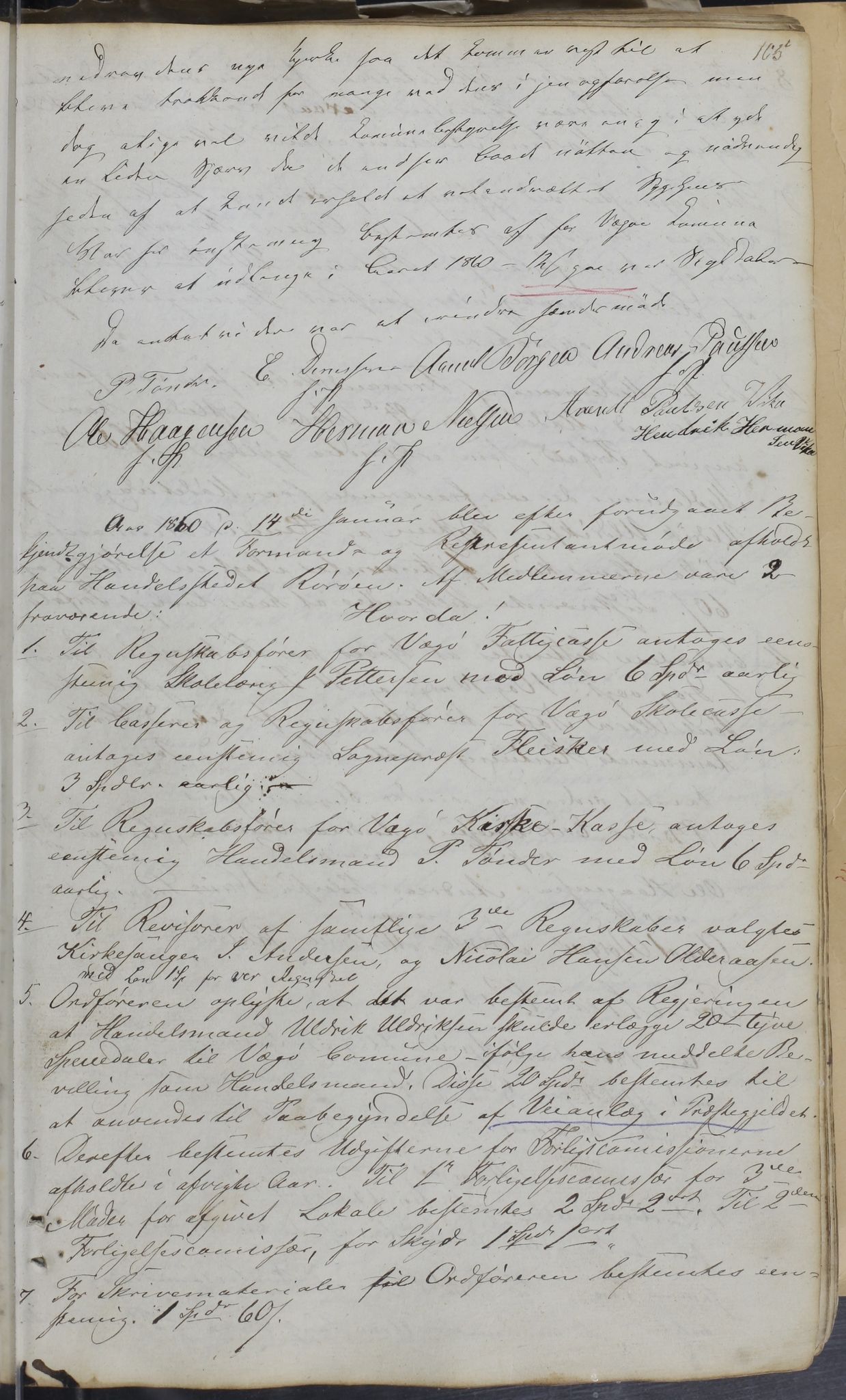 Vega kommune. Formannskapet, AIN/K-18150.150/A/L0002: Møtebok, 1837-1885, p. 165
