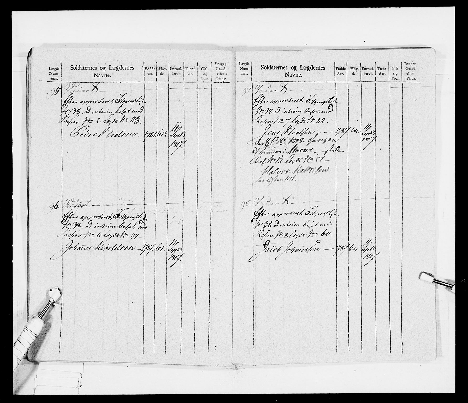 Generalitets- og kommissariatskollegiet, Det kongelige norske kommissariatskollegium, AV/RA-EA-5420/E/Eh/L0030a: Sønnafjelske gevorbne infanteriregiment, 1807, p. 76