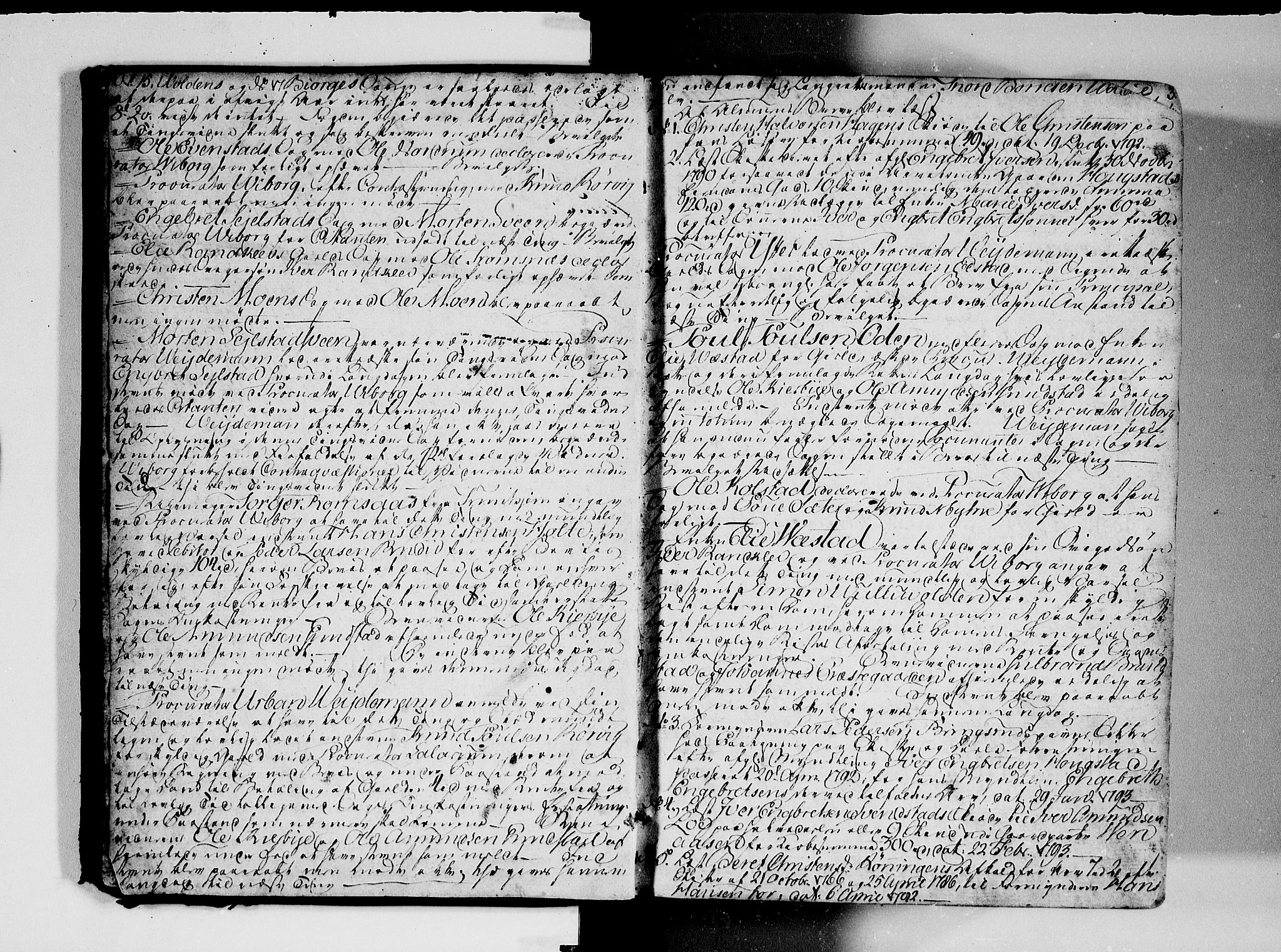 Sør-Gudbrandsdal tingrett, AV/SAH-TING-004/G/Gb/Gba/L0016: Tingbok, 1793-1798, p. 1b-2a