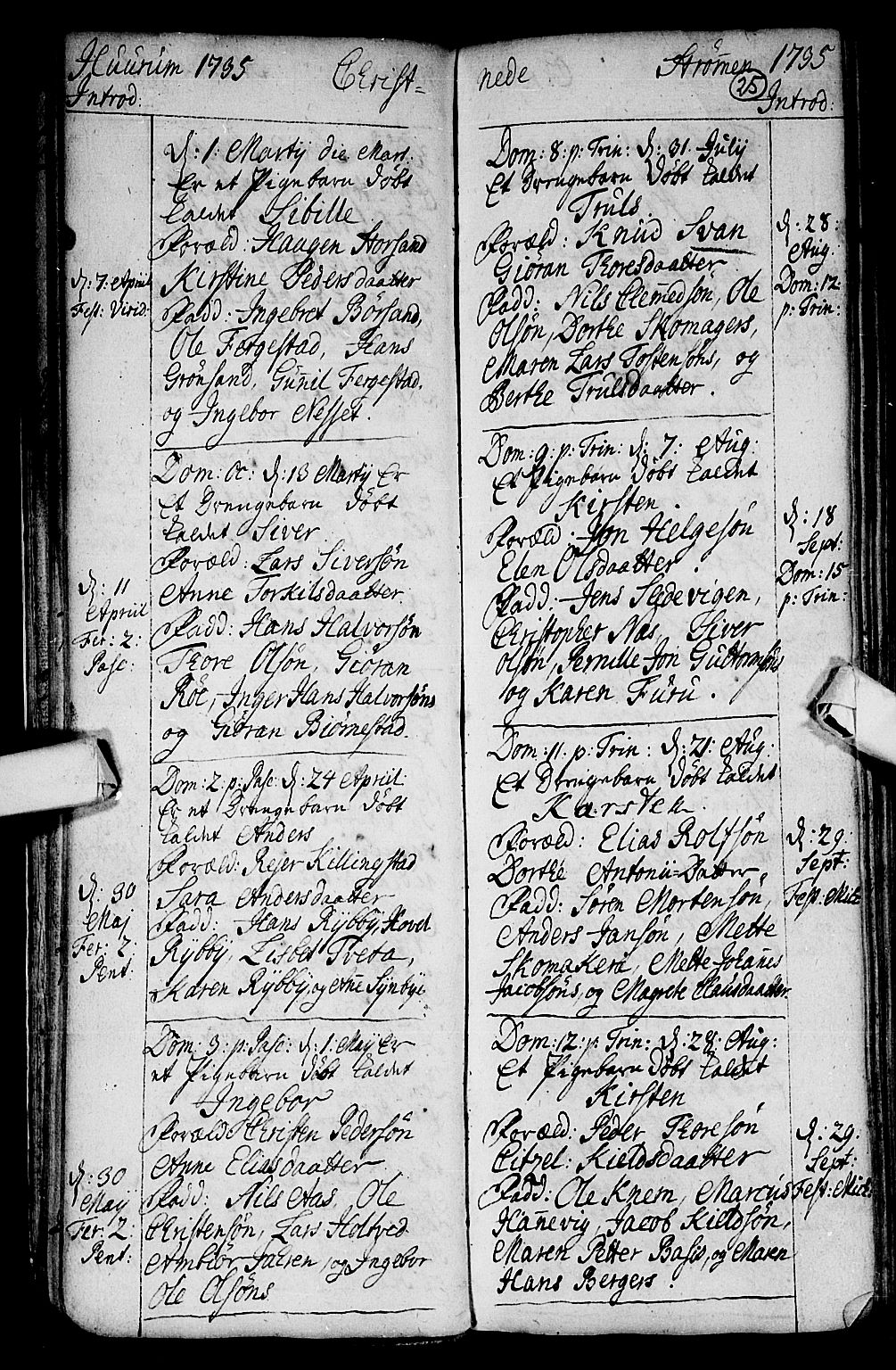 Hurum kirkebøker, AV/SAKO-A-229/F/Fa/L0002: Parish register (official) no. 2, 1733-1757, p. 25