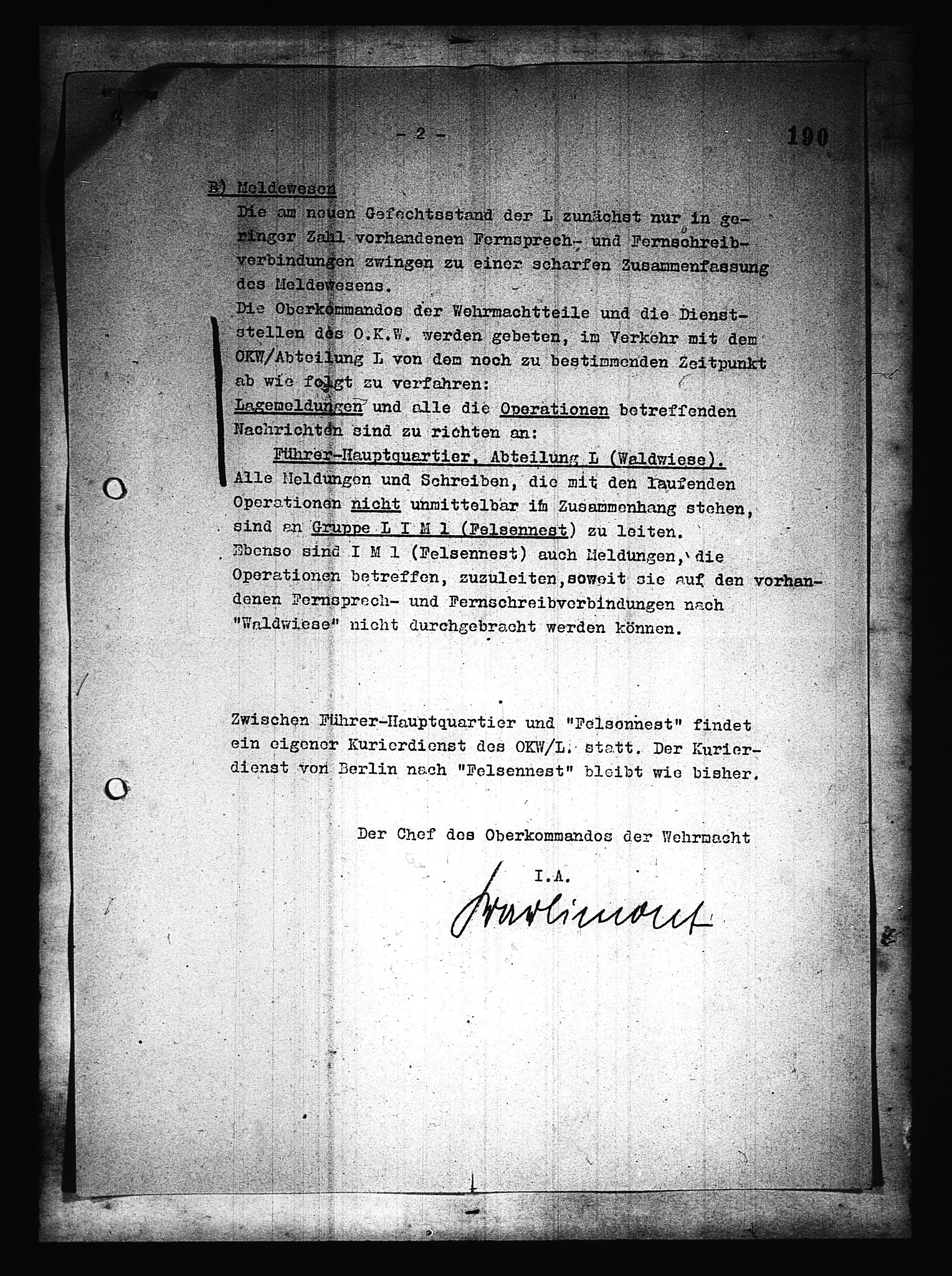 Documents Section, AV/RA-RAFA-2200/V/L0079: Amerikansk mikrofilm "Captured German Documents".
Box No. 718.  FKA jnr. 601/1954., 1940, p. 386