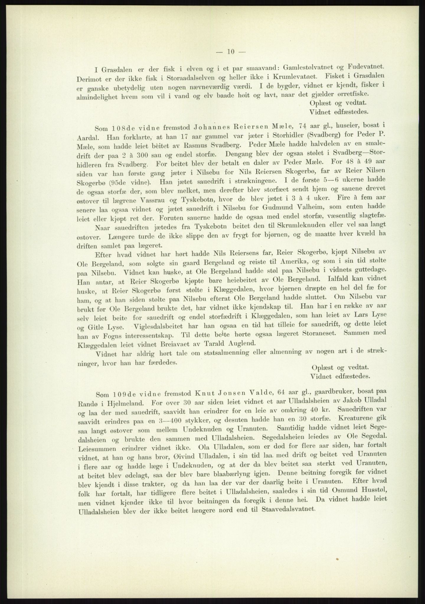 Høyfjellskommisjonen, AV/RA-S-1546/X/Xa/L0001: Nr. 1-33, 1909-1953, p. 1256