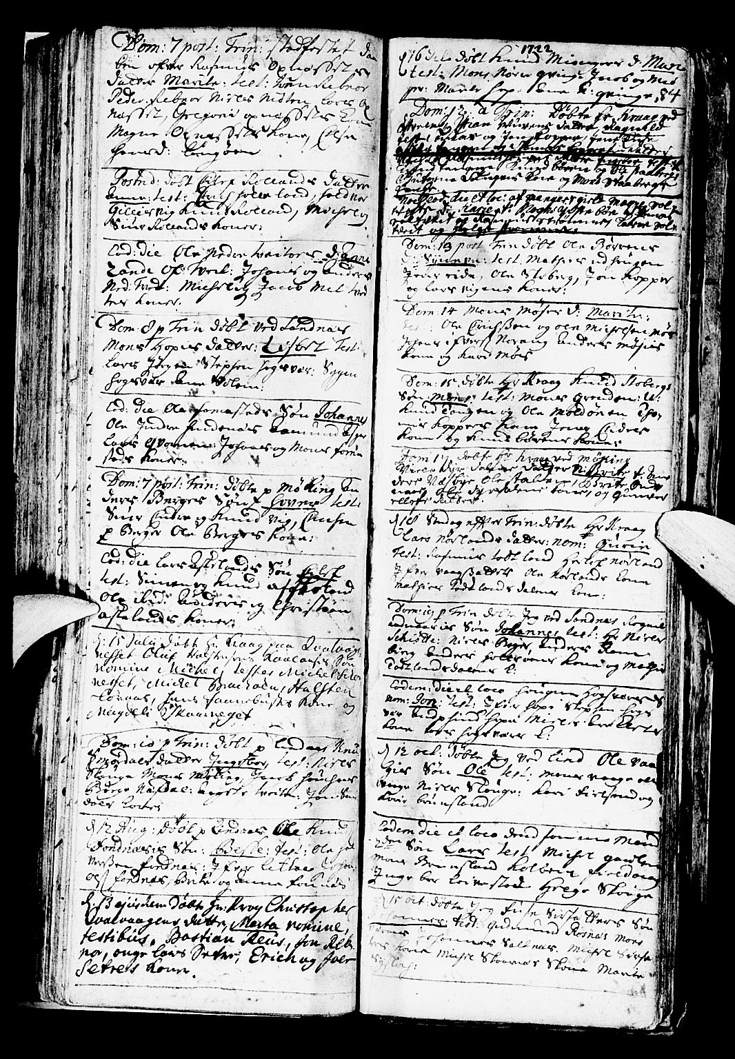 Lindås Sokneprestembete, SAB/A-76701/H/Haa: Parish register (official) no. A 1, 1699-1746, p. 84